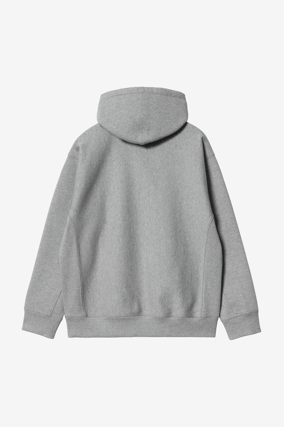 Carhartt Hooded American Script Sweat - Grey Heather