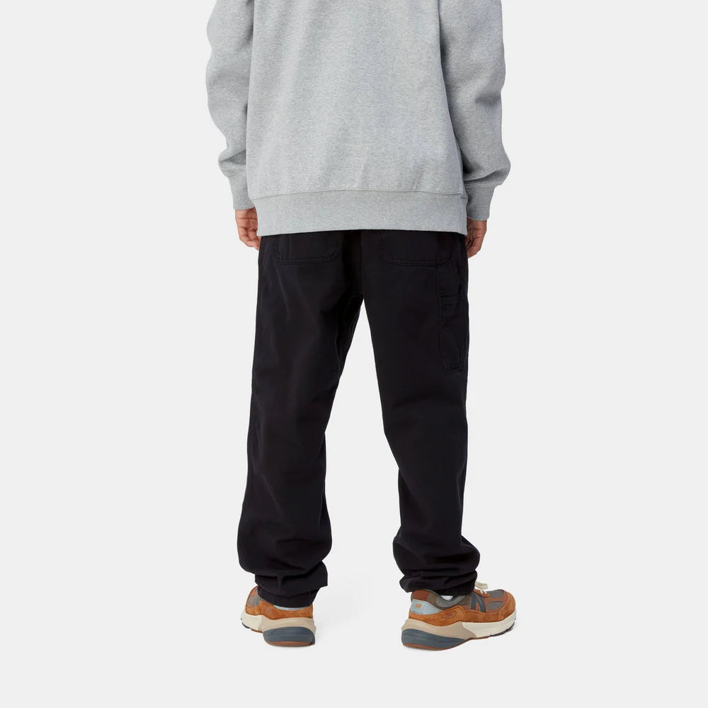 Carhartt Flint Pants - Black Garment Dyed - Stencil