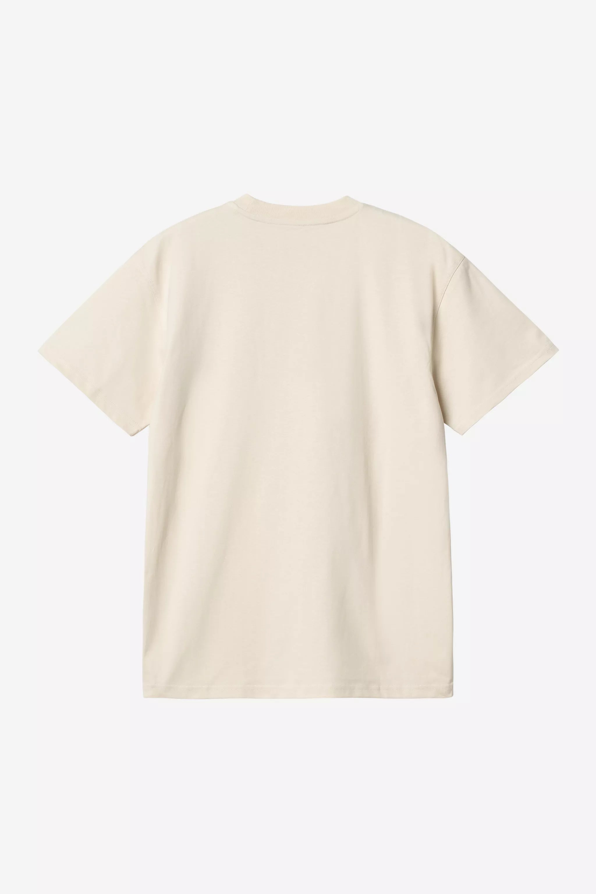 Carhartt S/S American Script T-Shirt - Natural - Stencil