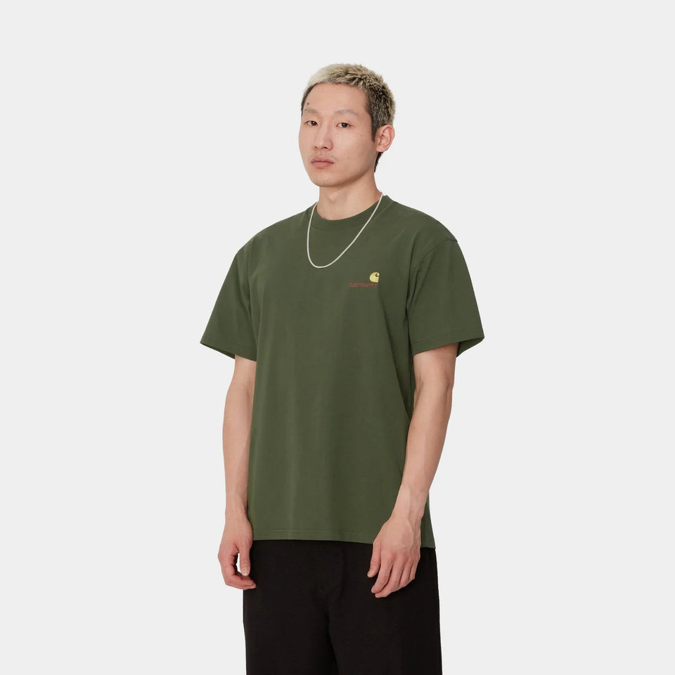 Carhartt American Script T-Shirt - Tarragon