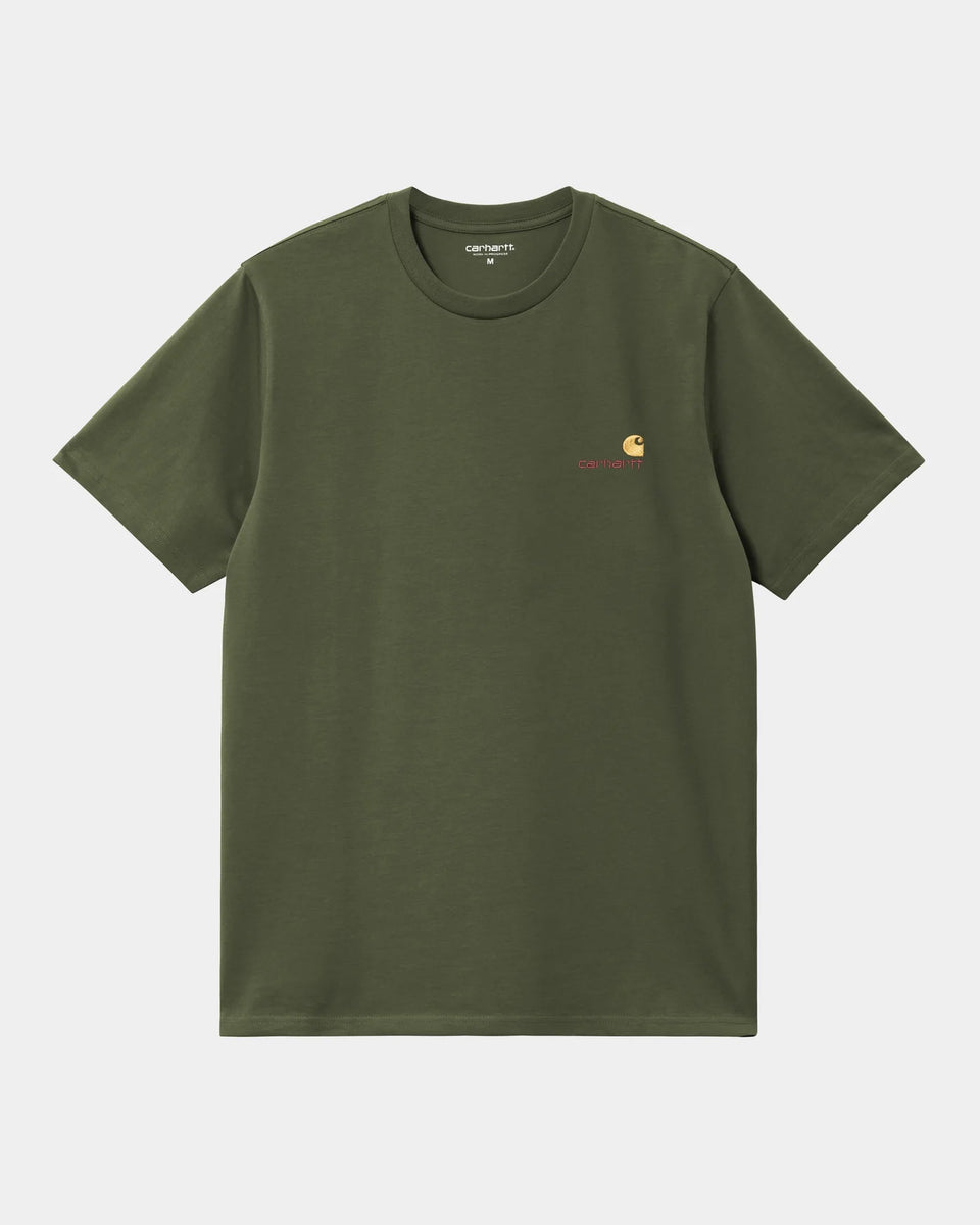 Carhartt American Script T-Shirt - Tarragon