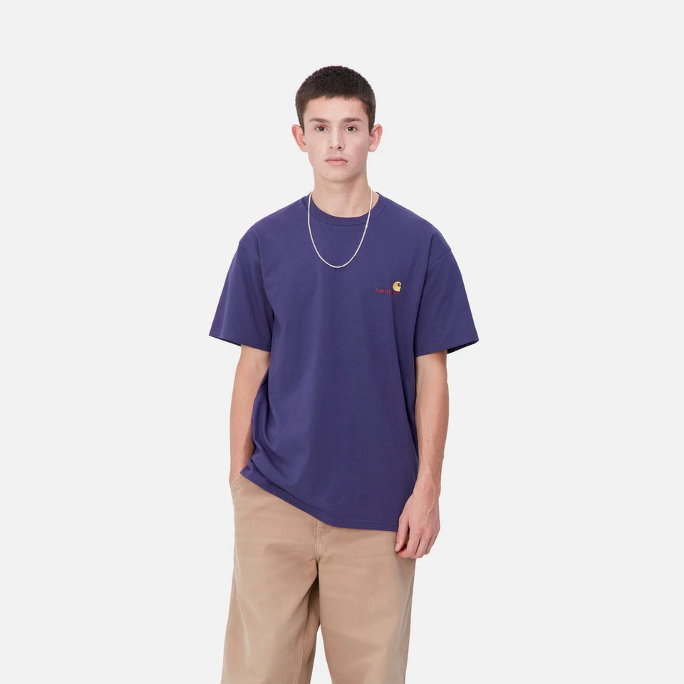 Carhartt American Script T-Shirt - Aura