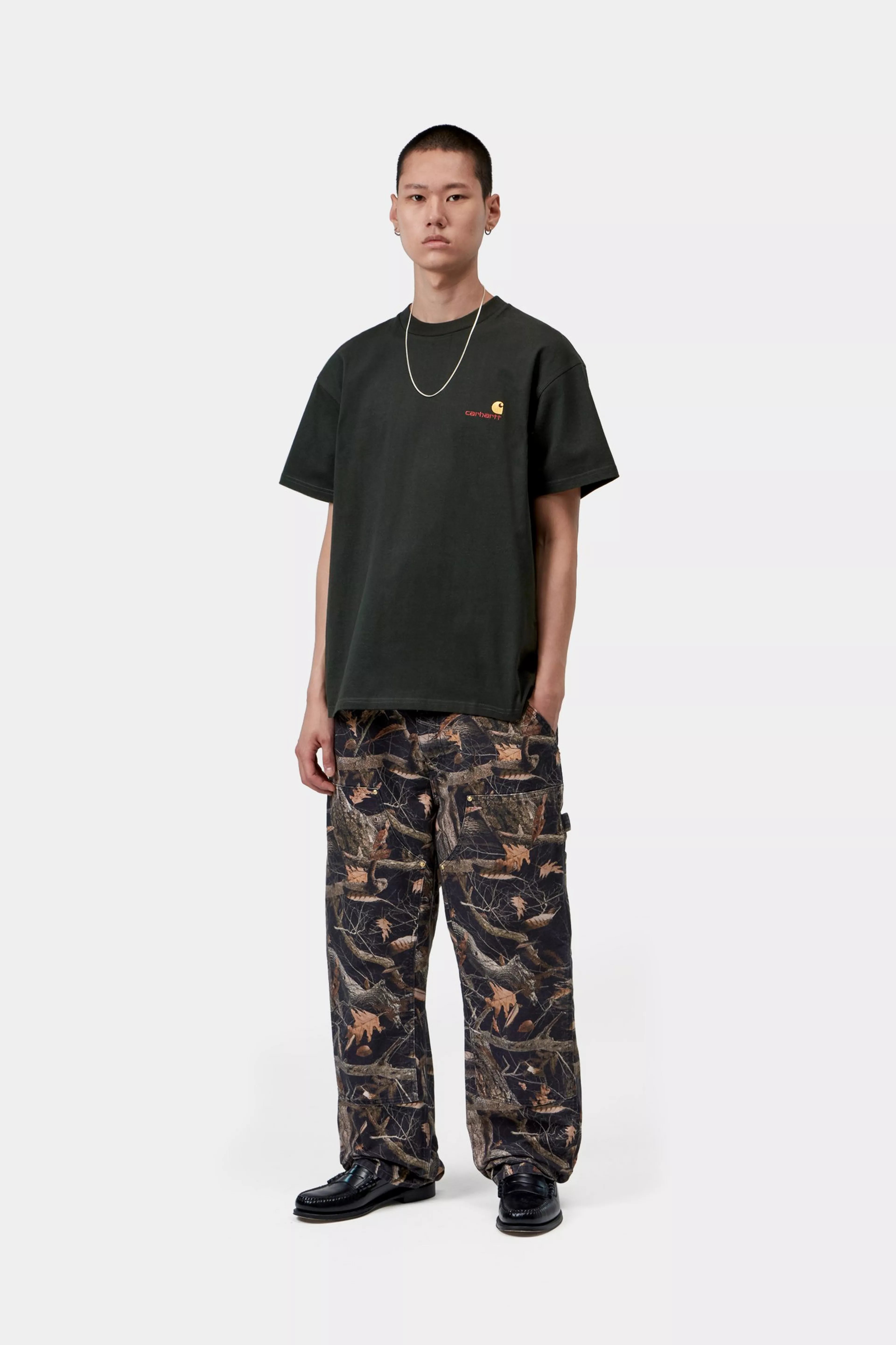 Carhartt S/S American Script T-Shirt - Raven
