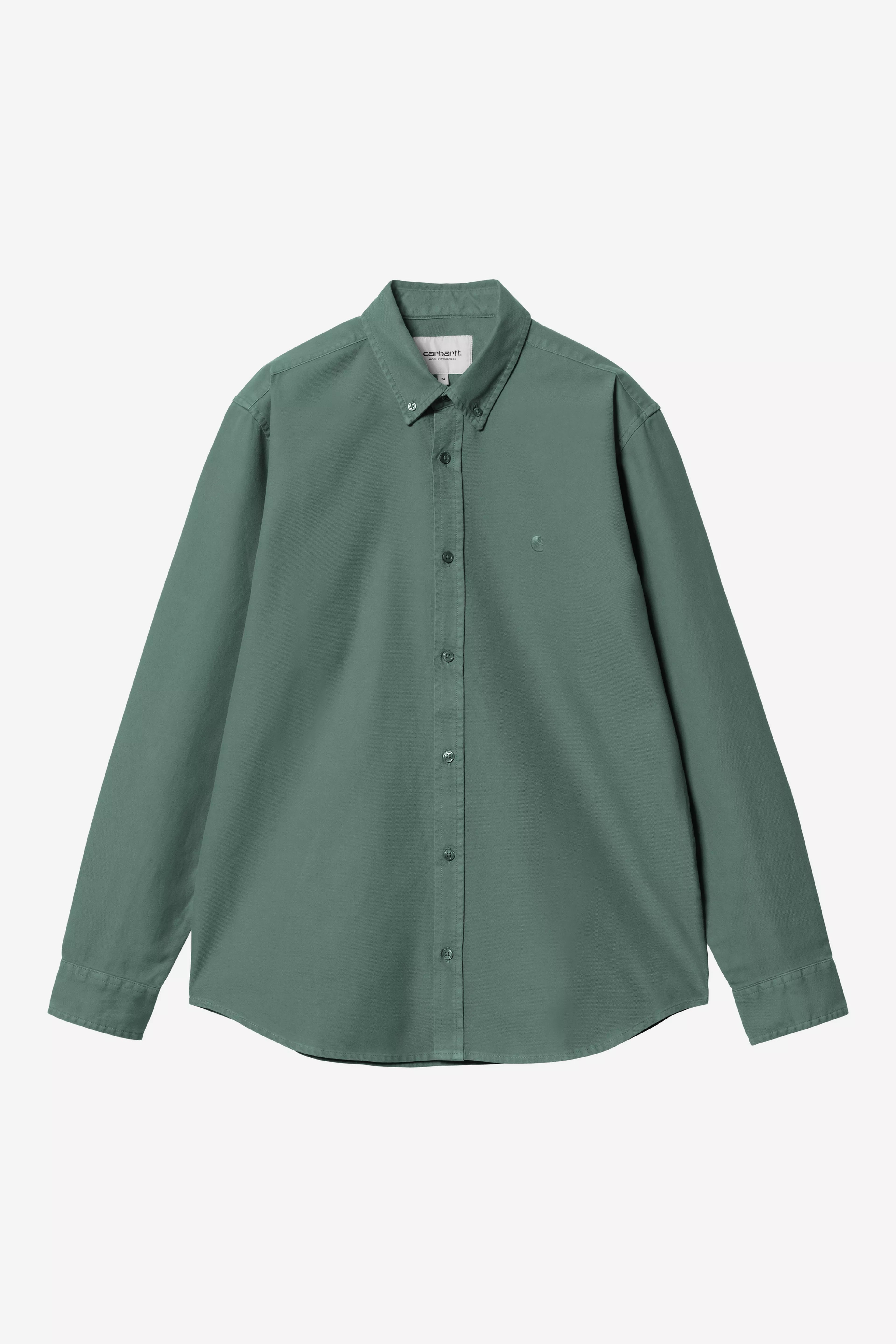 Carhartt L/S Bolton Shirt - Silver Pine - Stencil