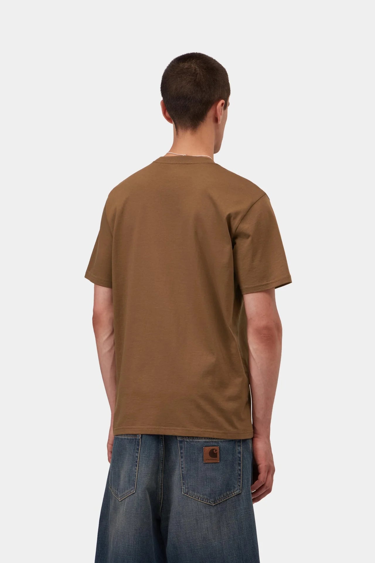 Carhartt S/S Pocket T-Shirt - WIP Hamilton Brown