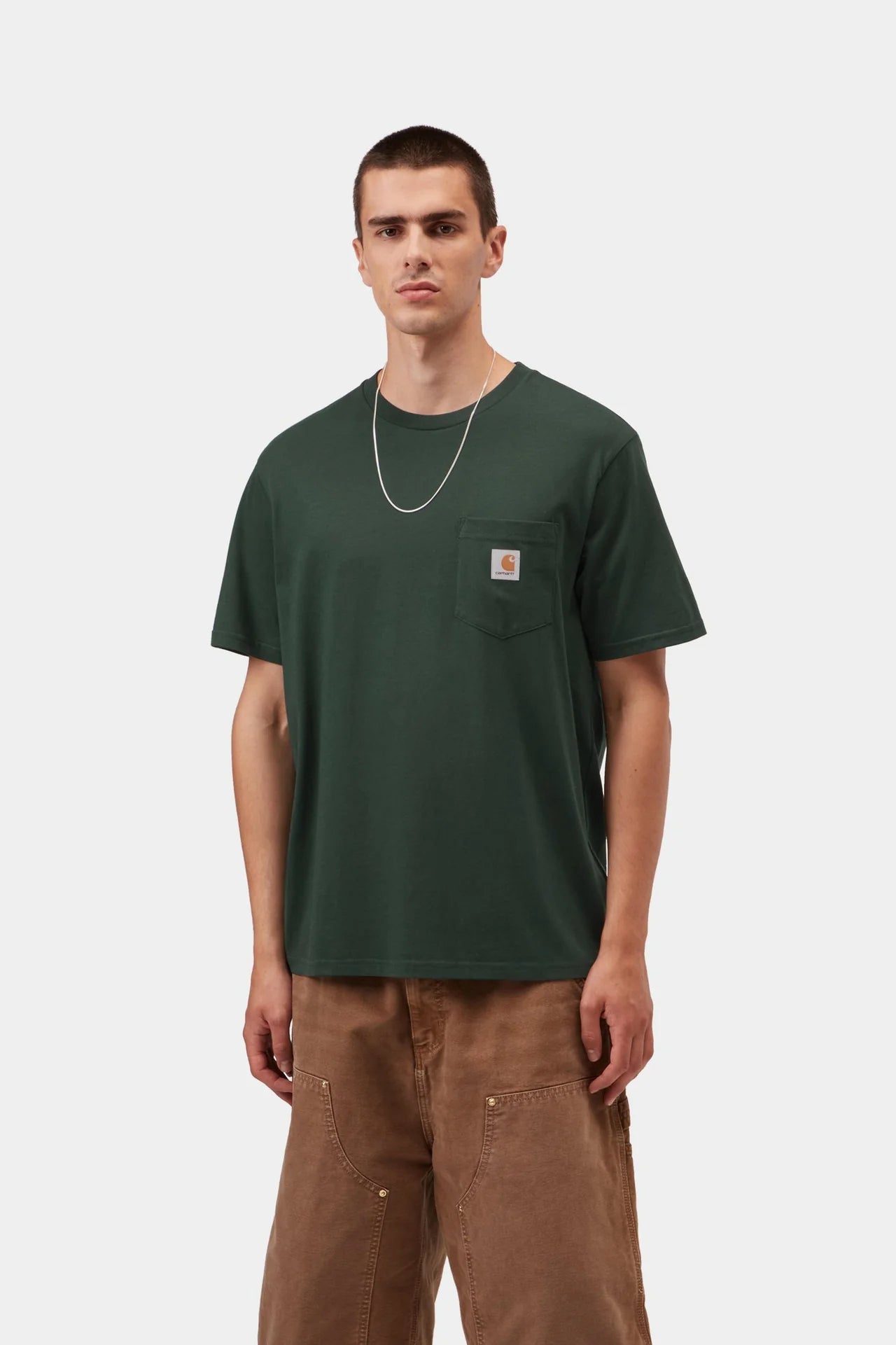 Carhartt S/S Pocket T-Shirt - Dark Scarab