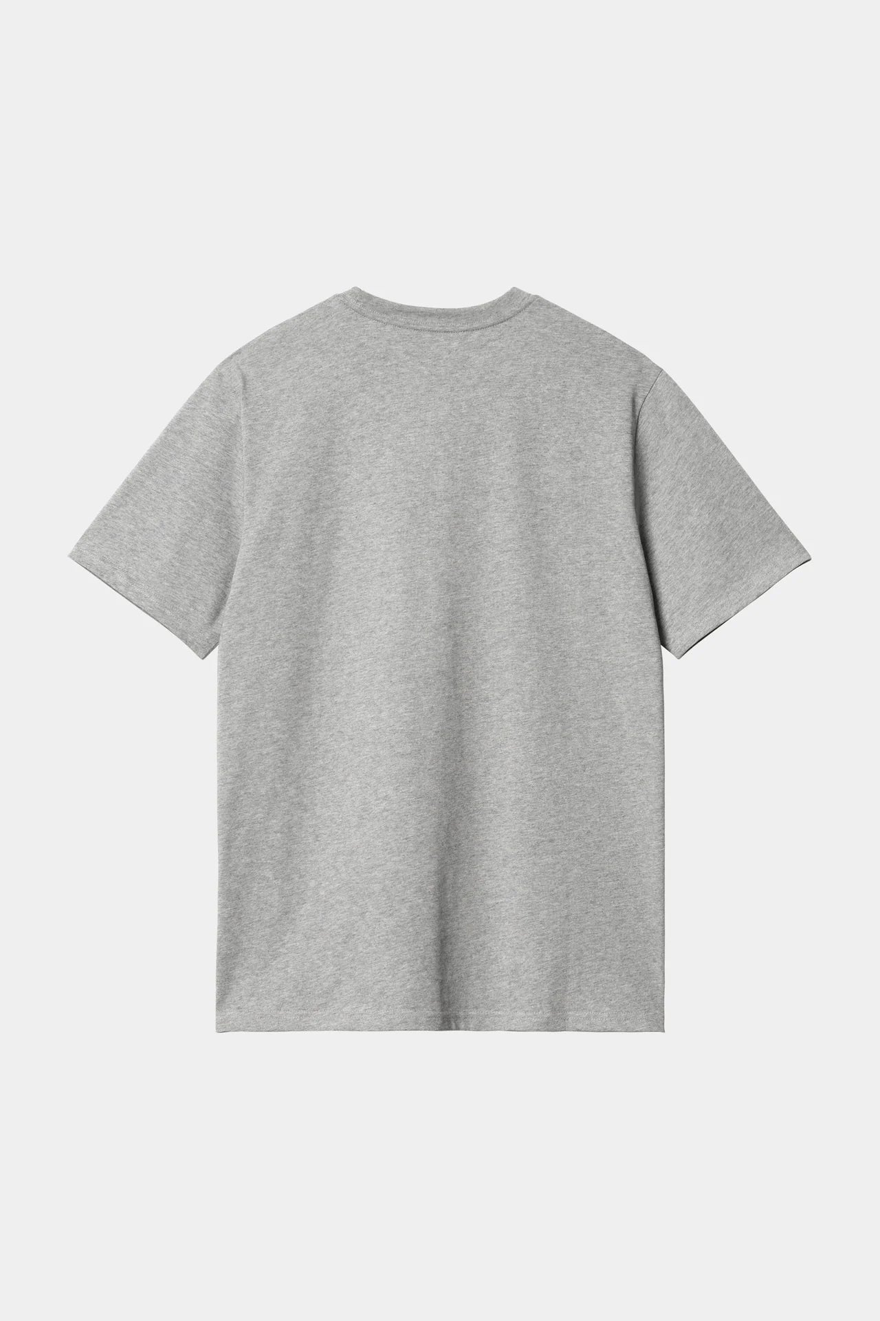 Carhartt S/S Pocket T-Shirt - Grey Heather - Stencil