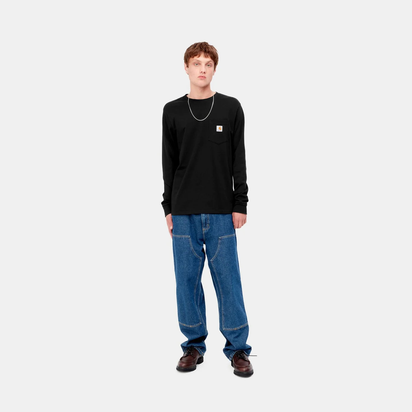 Carhartt L/S Pocket T-Shirt - Black