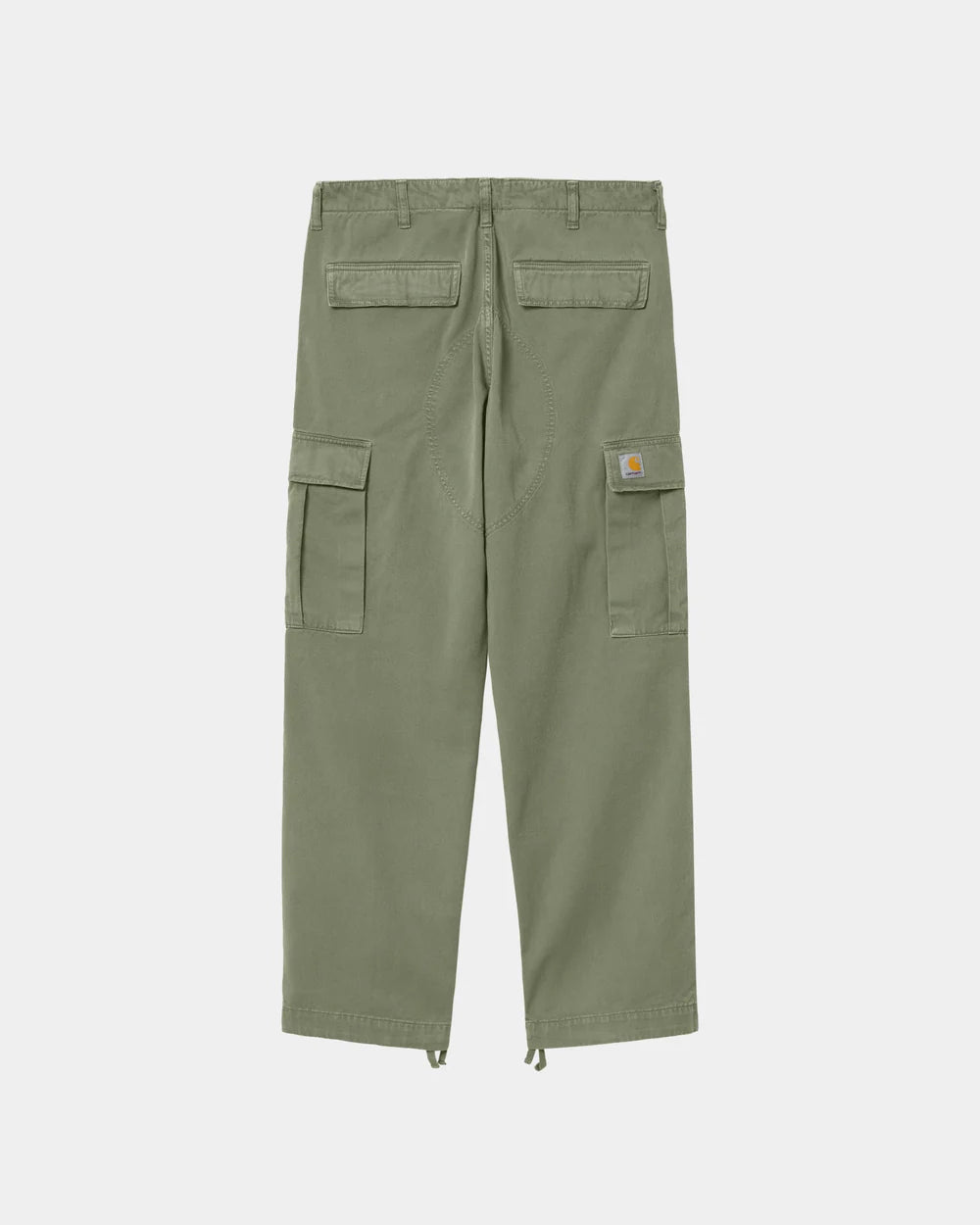 Carhartt Regular Cargo Pants - Dollar Green (Garment Dyed) - Stencil