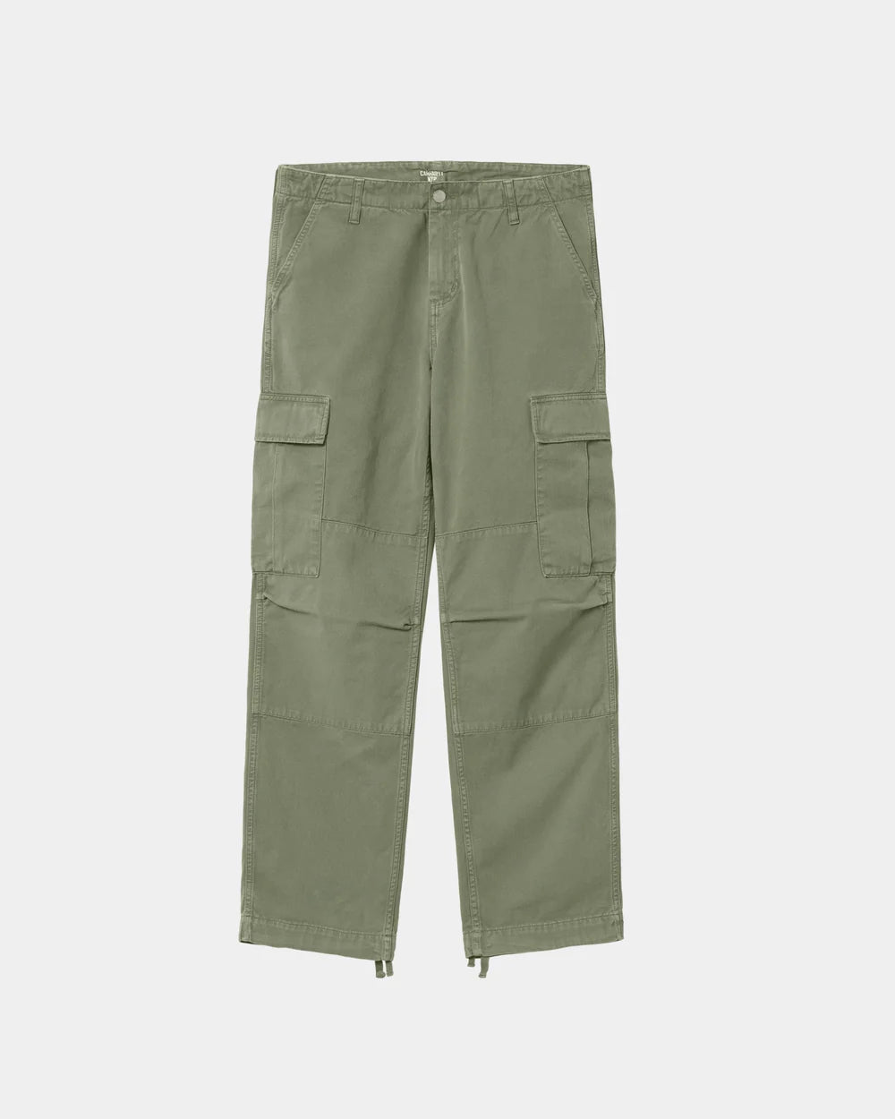 Carhartt Regular Cargo Pants - Dollar Green (Garment Dyed) - Stencil