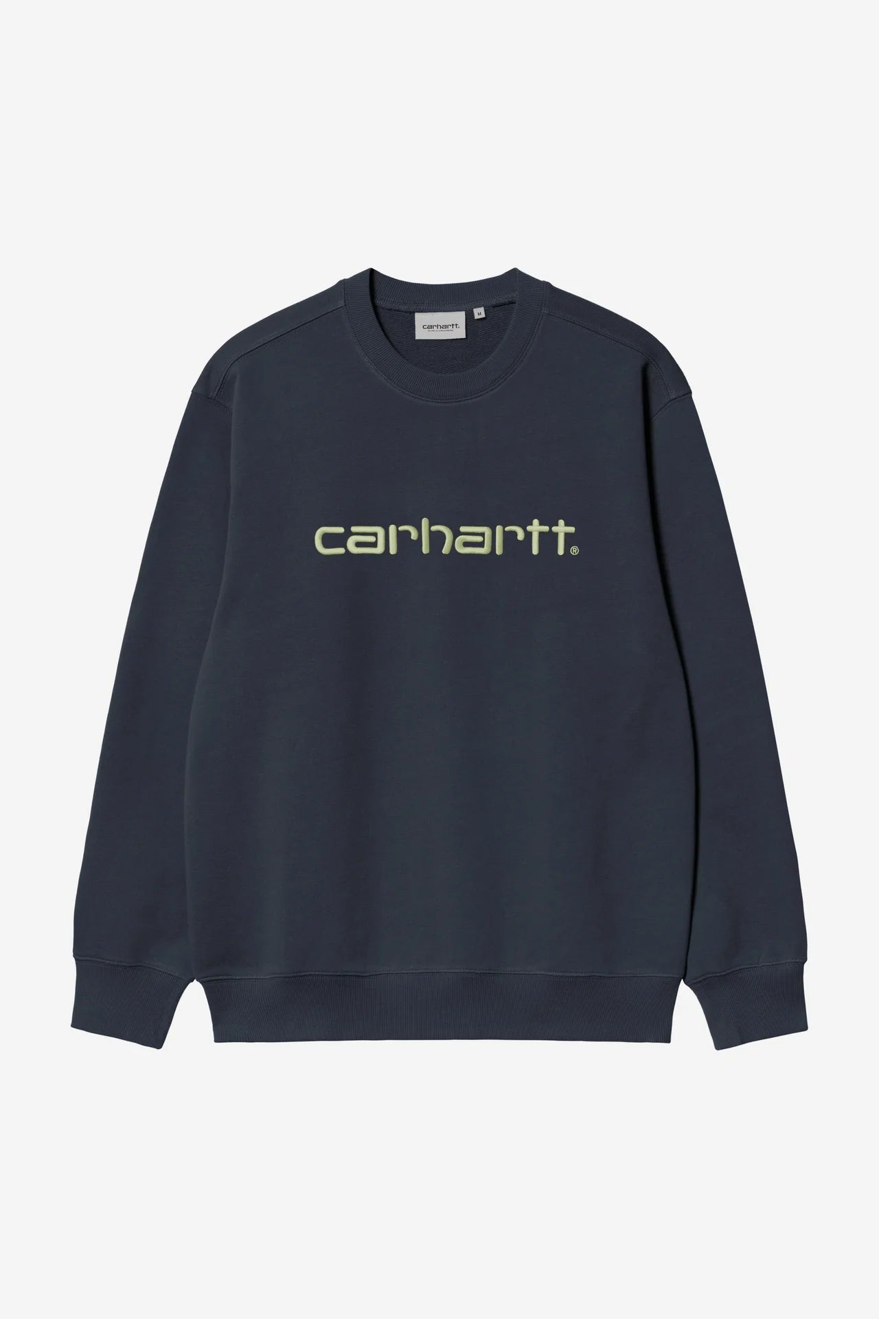 Carhartt Carhartt Sweat - Deep Night / Gentle Green - Stencil