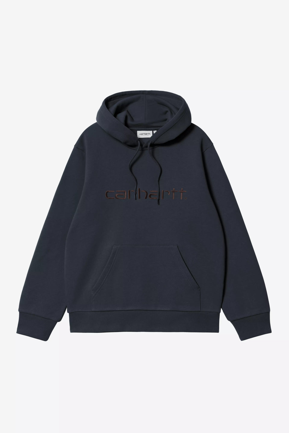 Carhartt Hooded "Carhartt" Sweat - Deep Night / Palisander