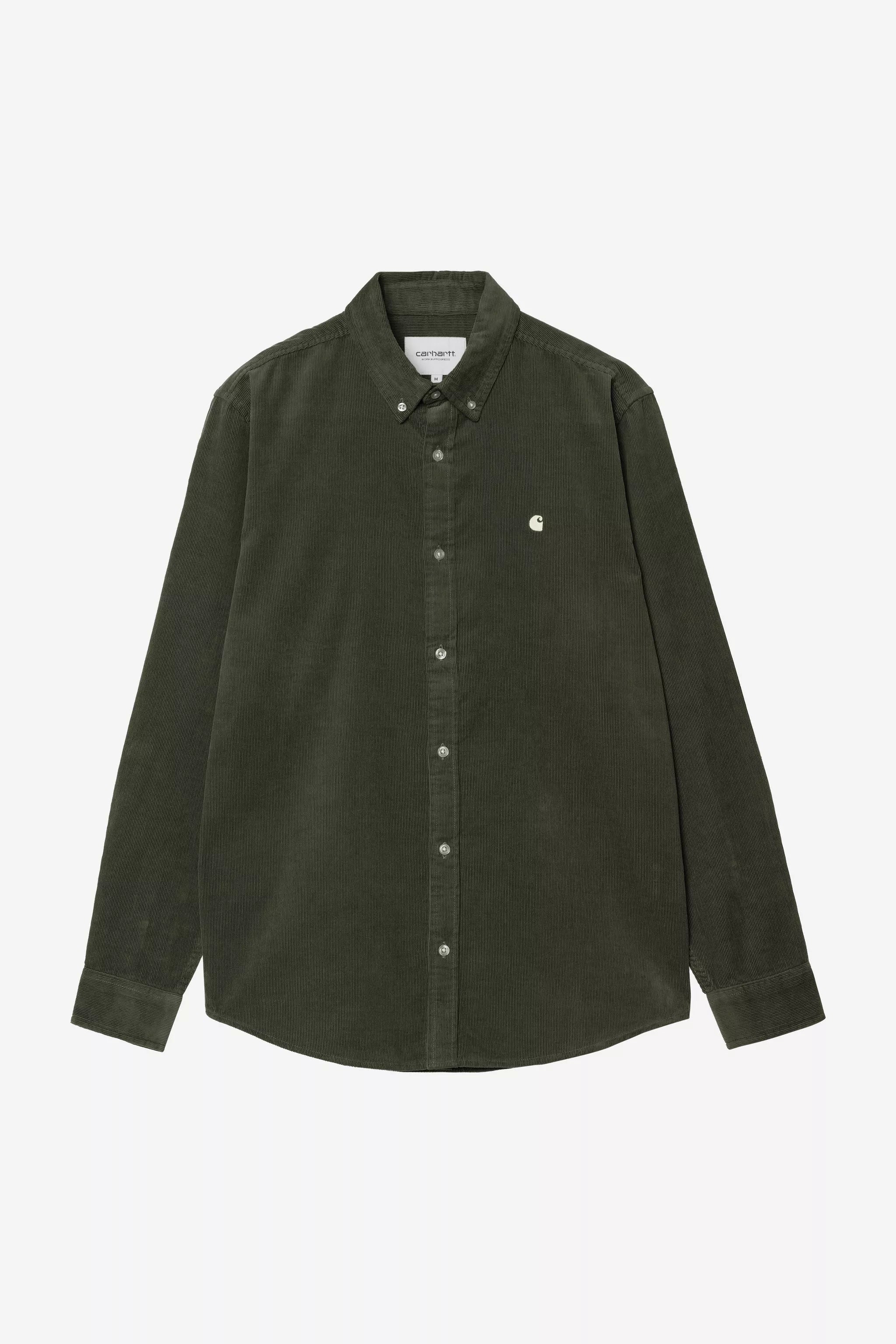 Carhartt L/S Madison Fine Cord Shirt - Opuntia / Wax - Stencil