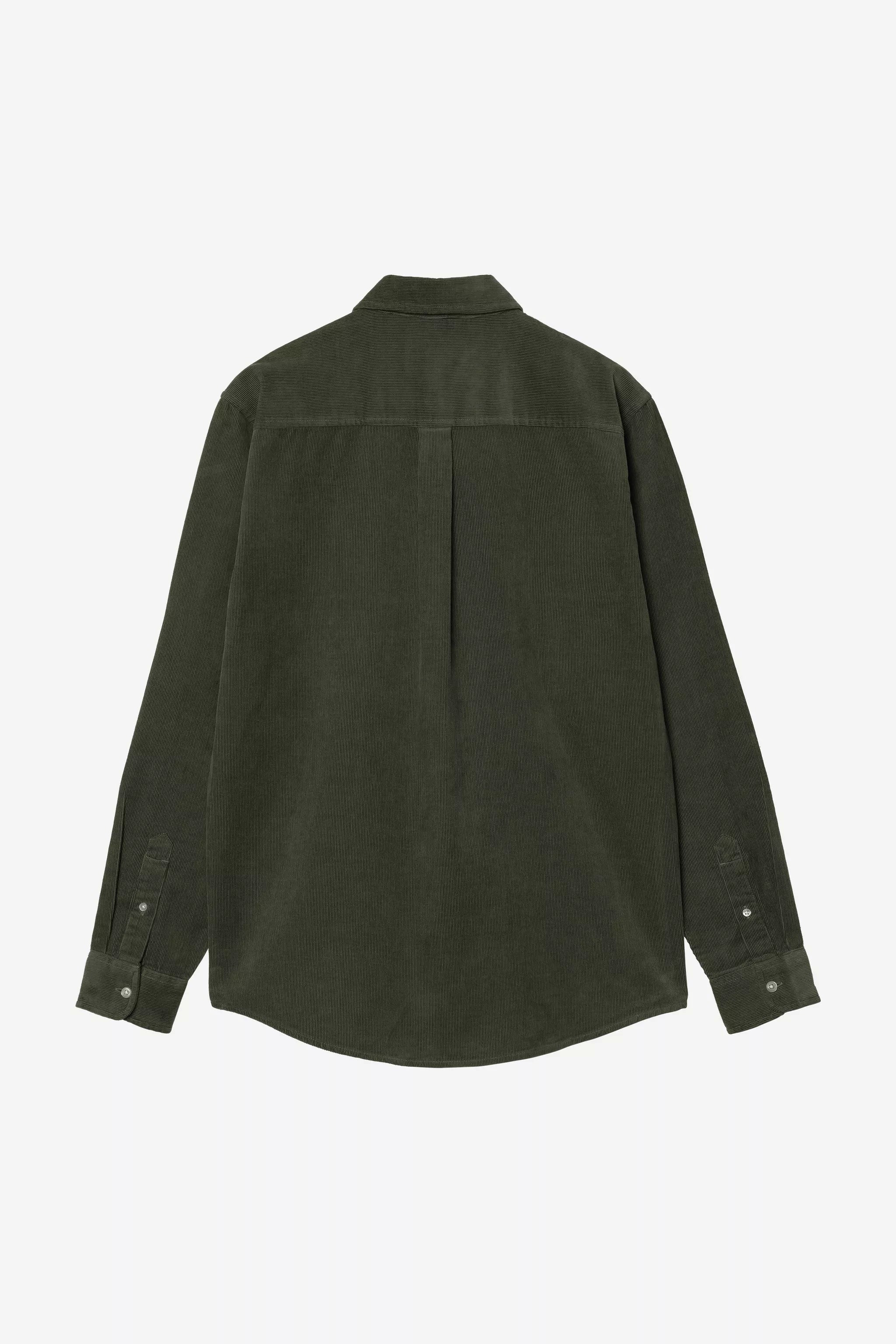 Carhartt L/S Madison Fine Cord Shirt - Opuntia / Wax - Stencil