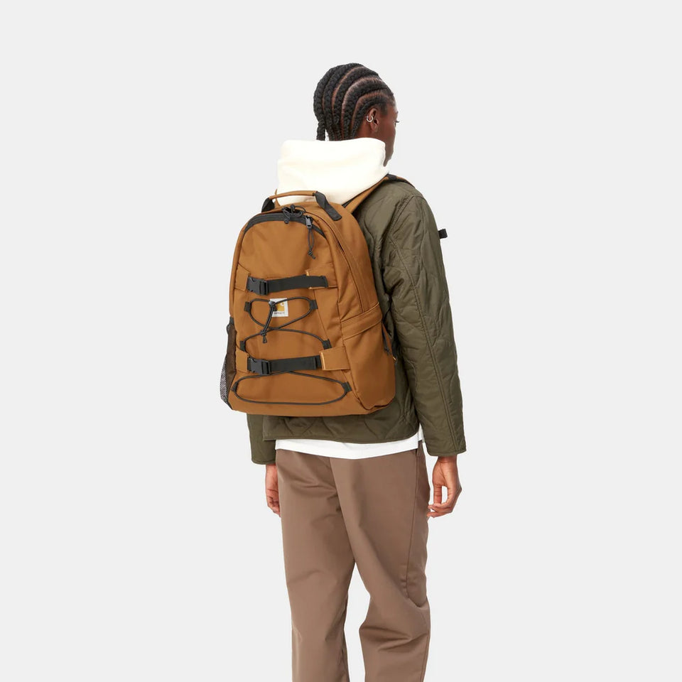 Carhartt Kickflip Backpack Deep Hamilton Brown Stencil