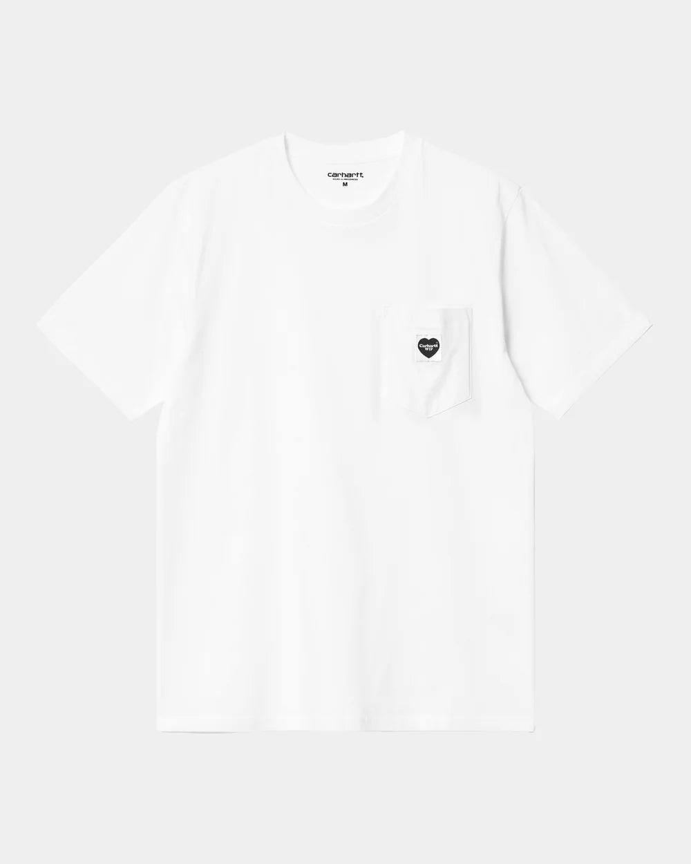 Carhartt S/S Pocket Heart T-Shirt - White / Black