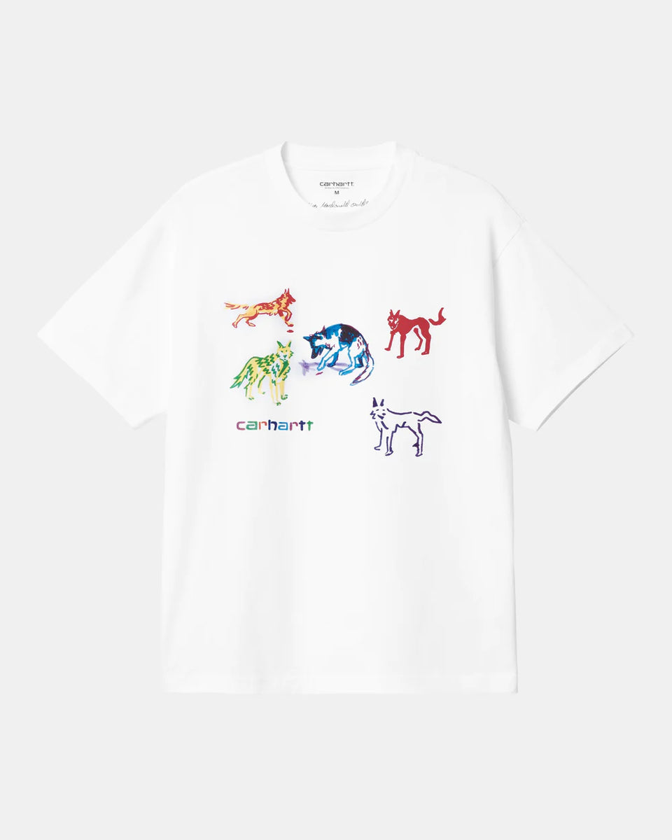 Carhartt S/S Ollie Mac Huskies T-Shirt - White