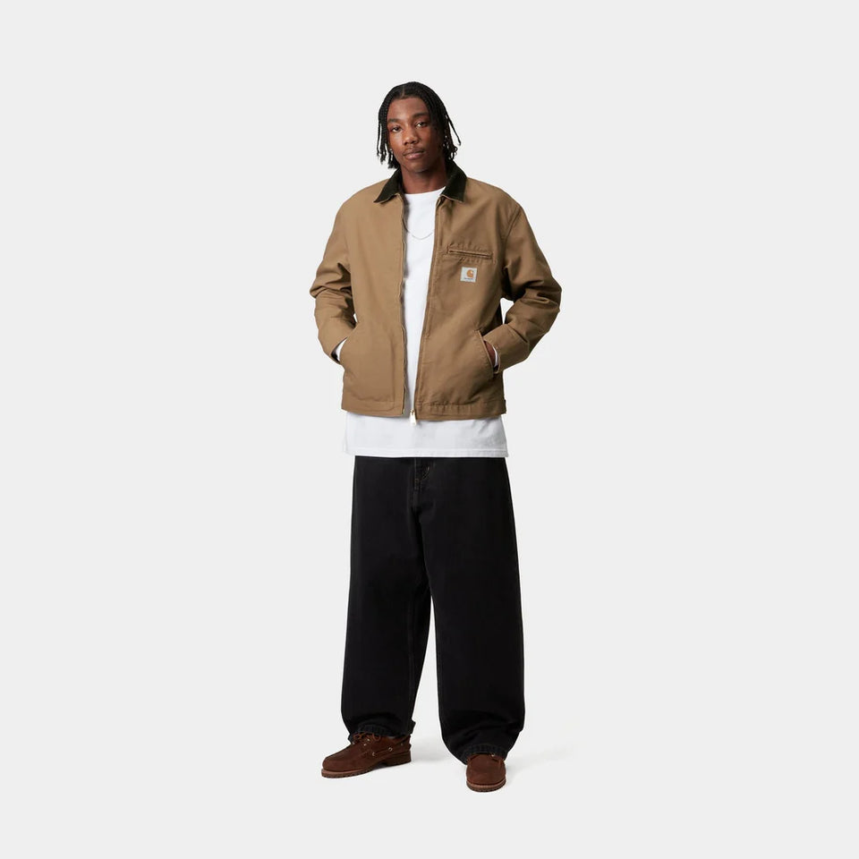 Carhartt Detroit Jacket - Hamilton Brown / Tobacco Rinsed (Unlined)