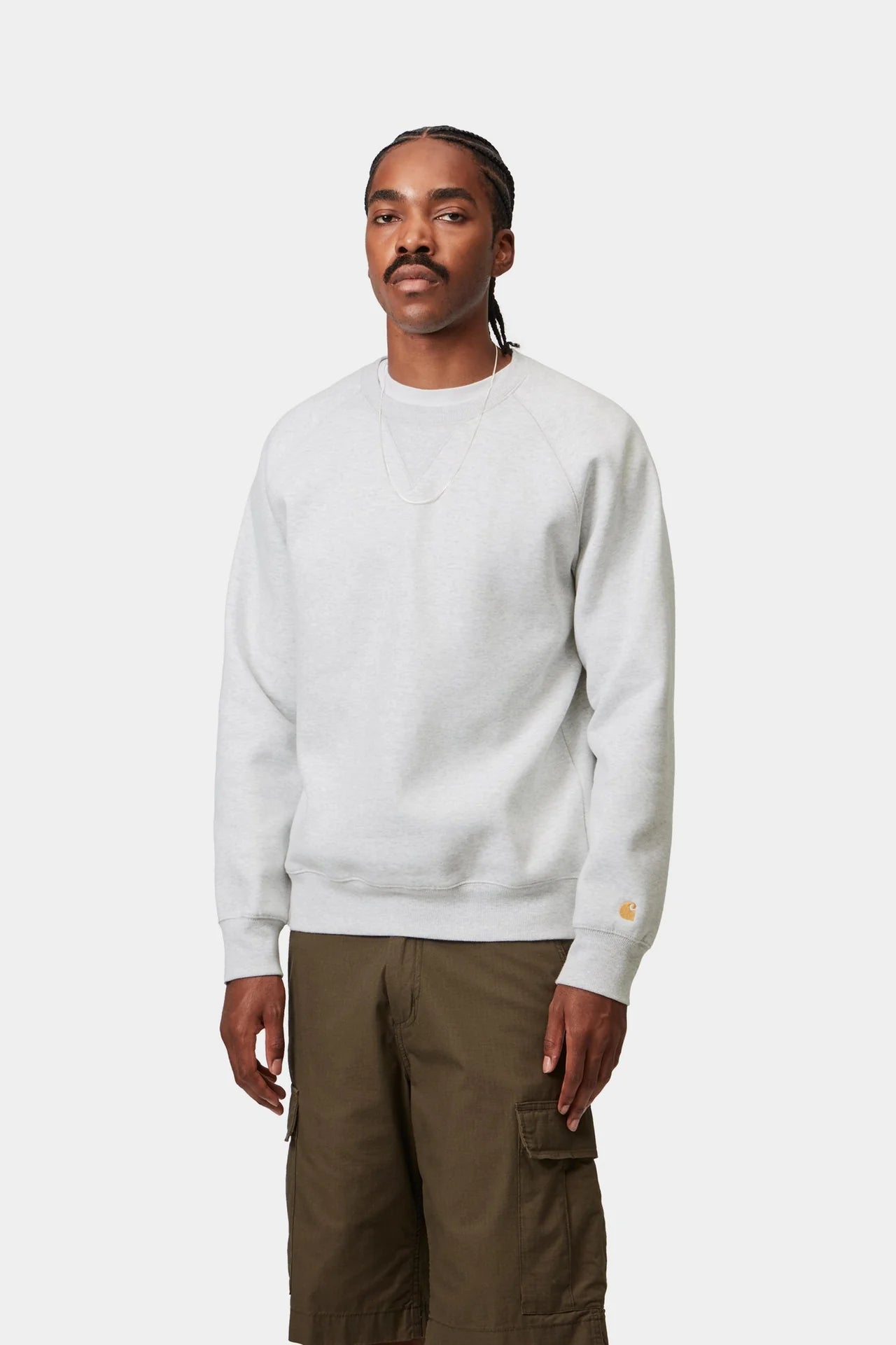 Carhartt Chase Sweater - Ash Heather