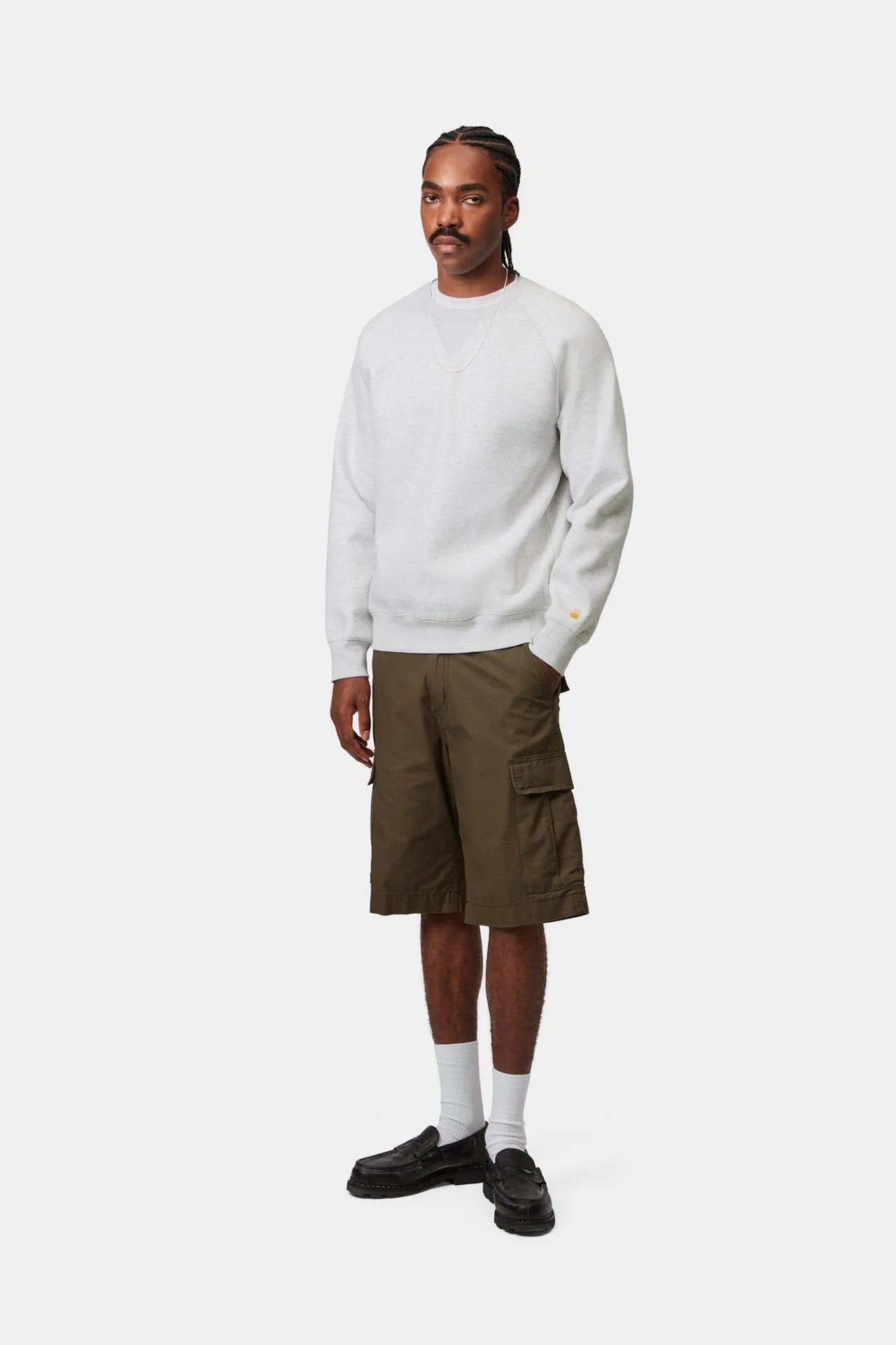 Carhartt Chase Sweater - Ash Heather