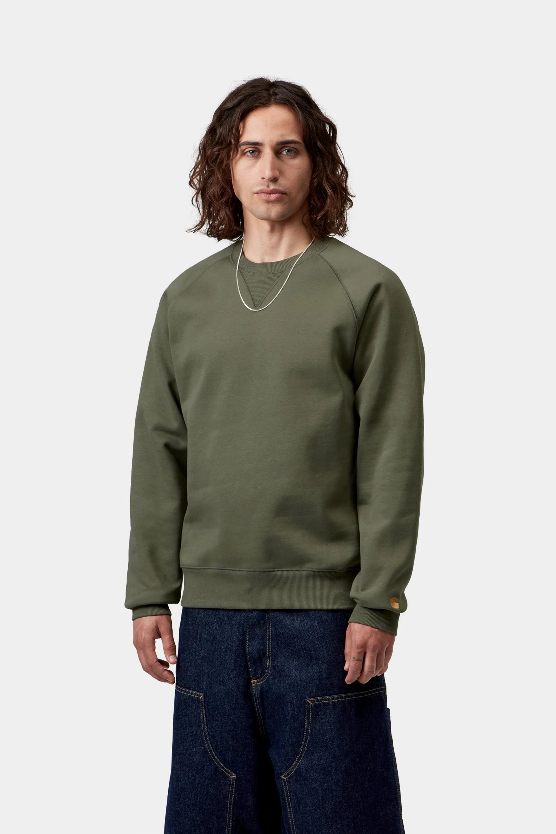 Carhartt Chase Sweatshirt - Leaf / Gold