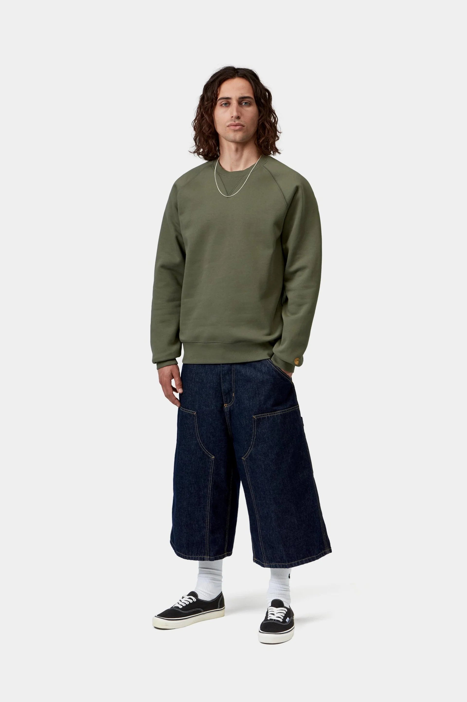 Carhartt Chase Sweatshirt - Leaf / Gold
