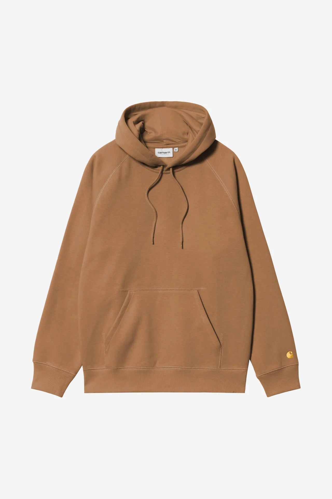 Carhartt Hooded Chase Sweatshirt - Hamilton Brown/Gold - Stencil