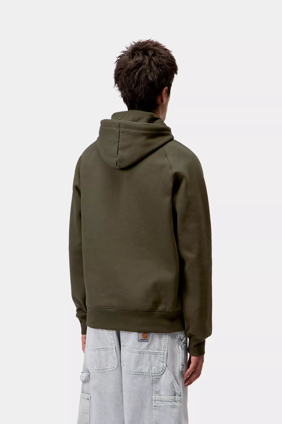 Carhartt Hooded Chase Sweatshirt - Olive / Gold