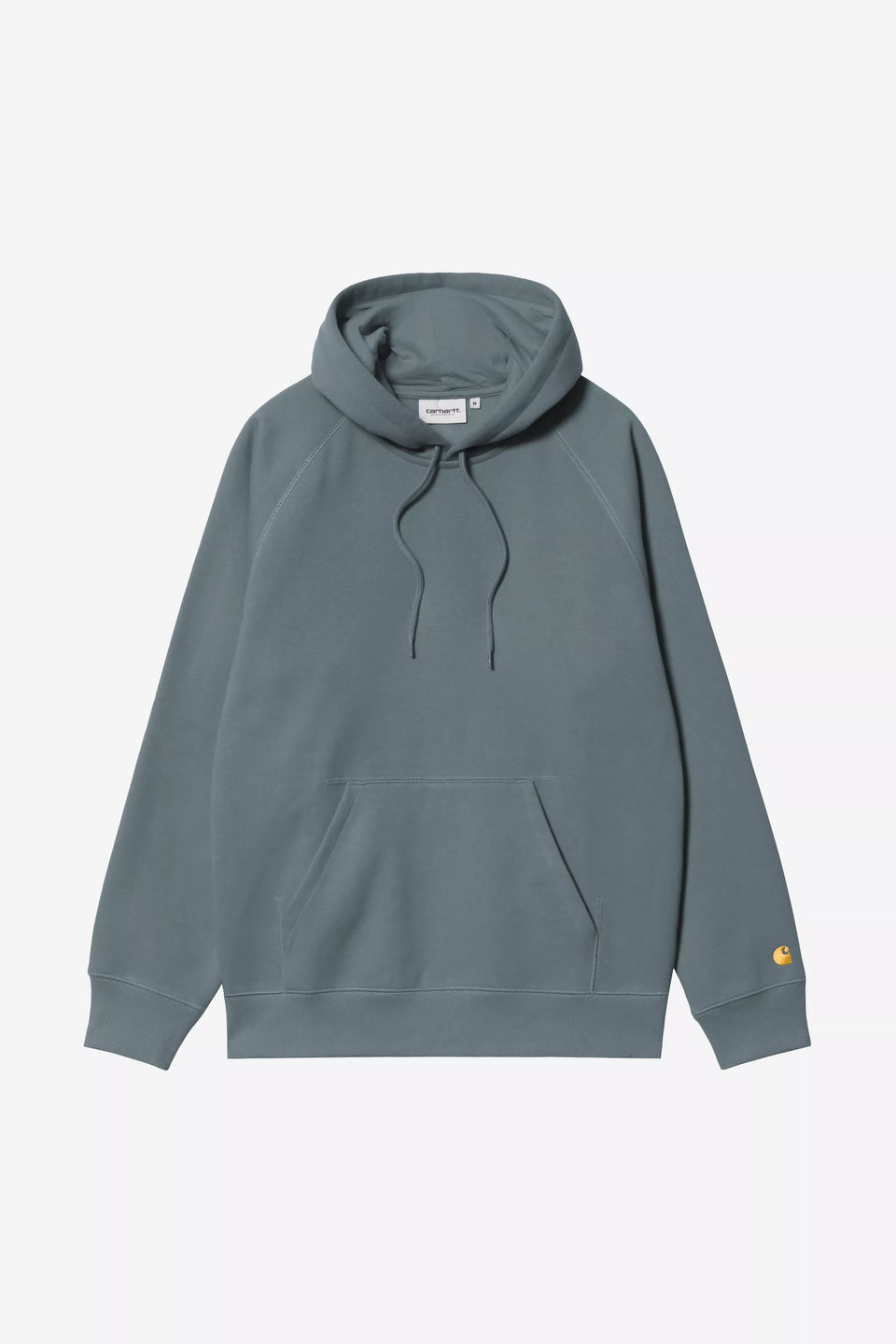 Carhartt Hooded Chase Sweatshirt - Shale / Gold