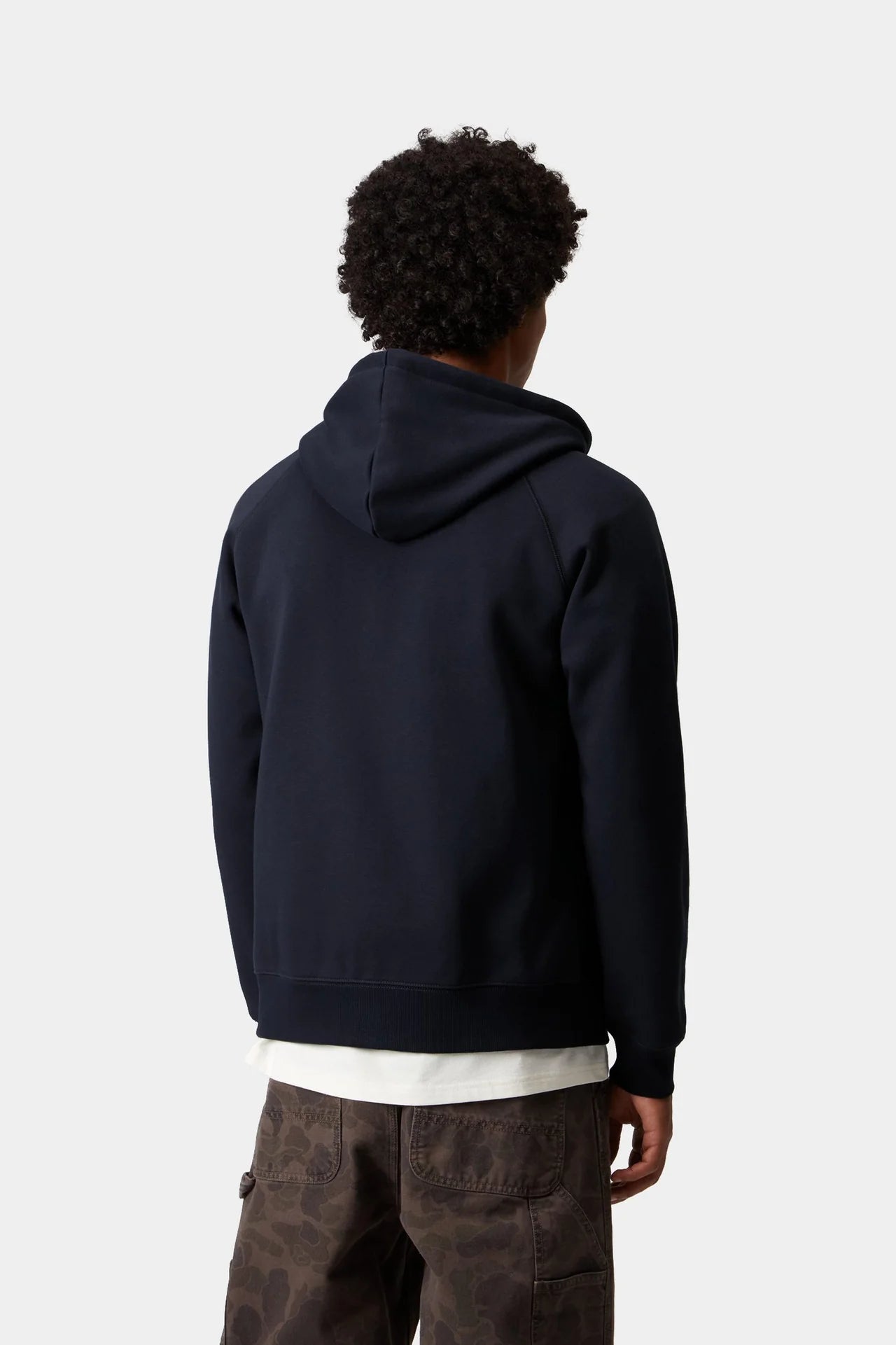 Carhartt Hooded Chase Jacket - Dark Navy/Gold - Stencil