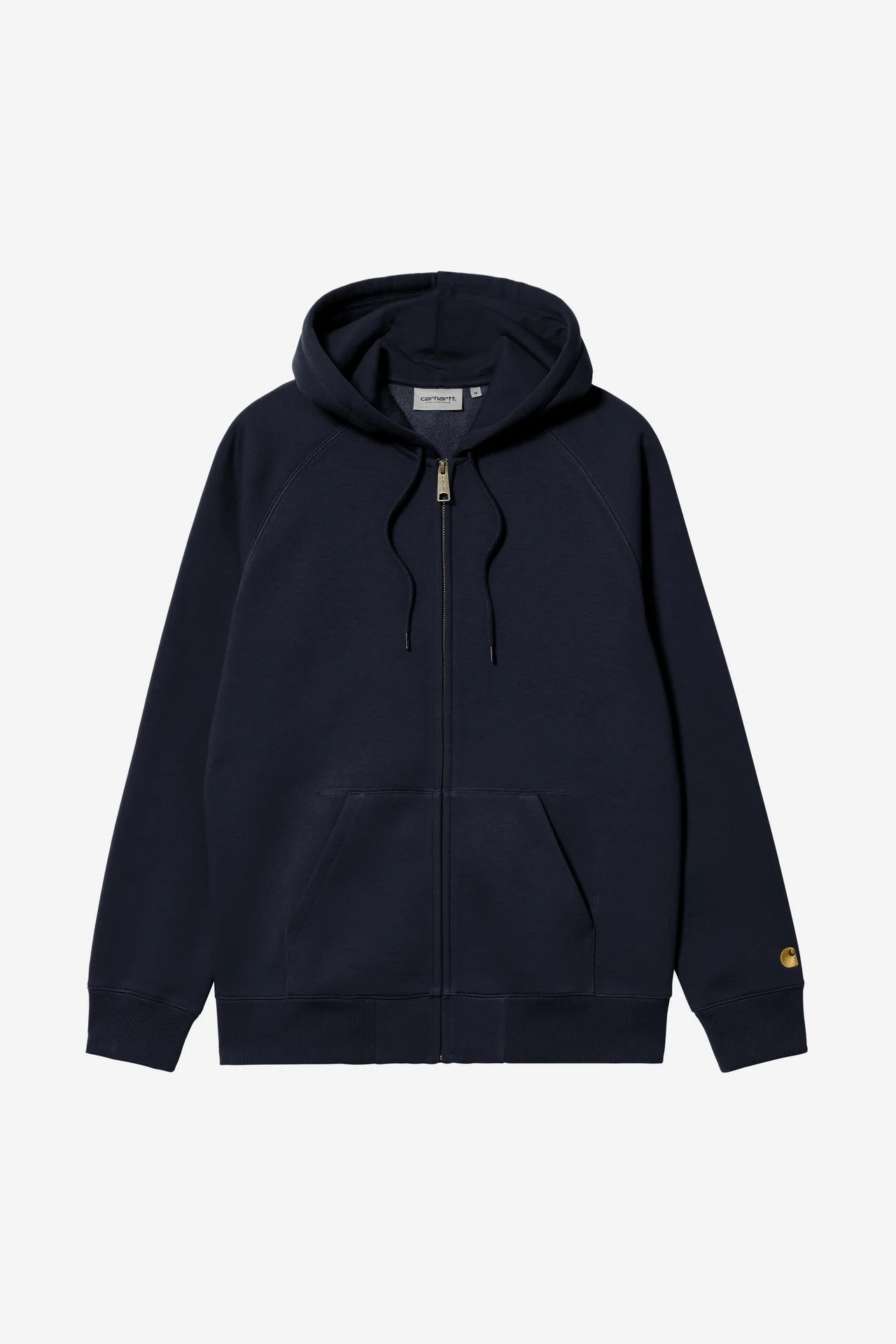 Carhartt Hooded Chase Jacket - Dark Navy/Gold - Stencil