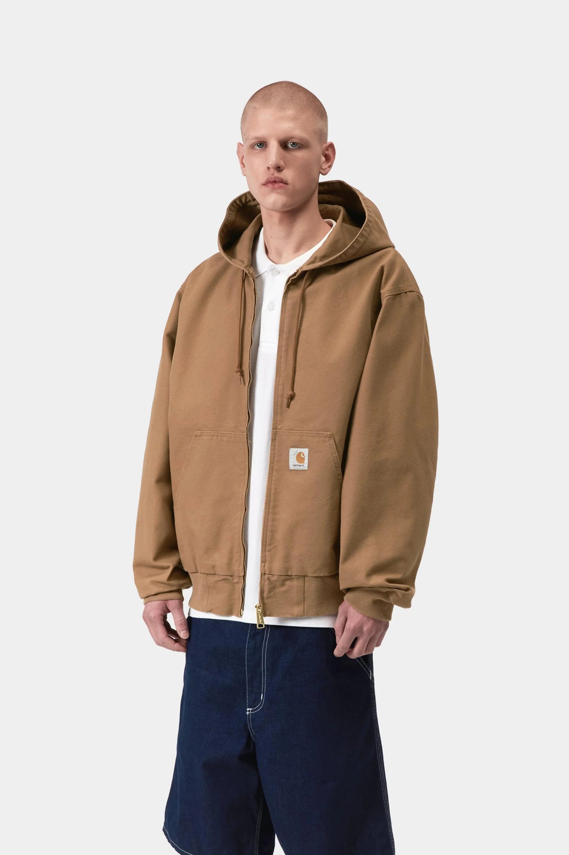 Carhartt OG Active Jacket - Hamilton Brown Rinsed.