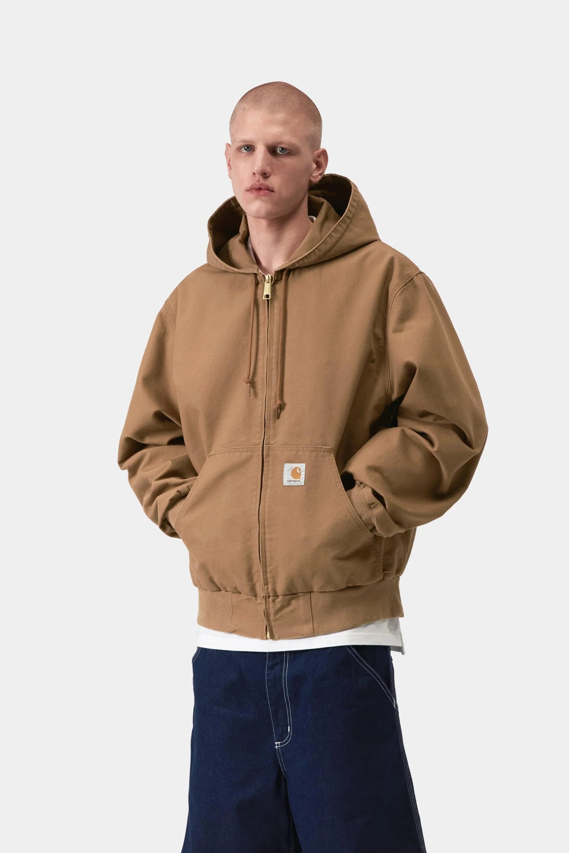 Carhartt OG Active Jacket - Hamilton Brown Rinsed.