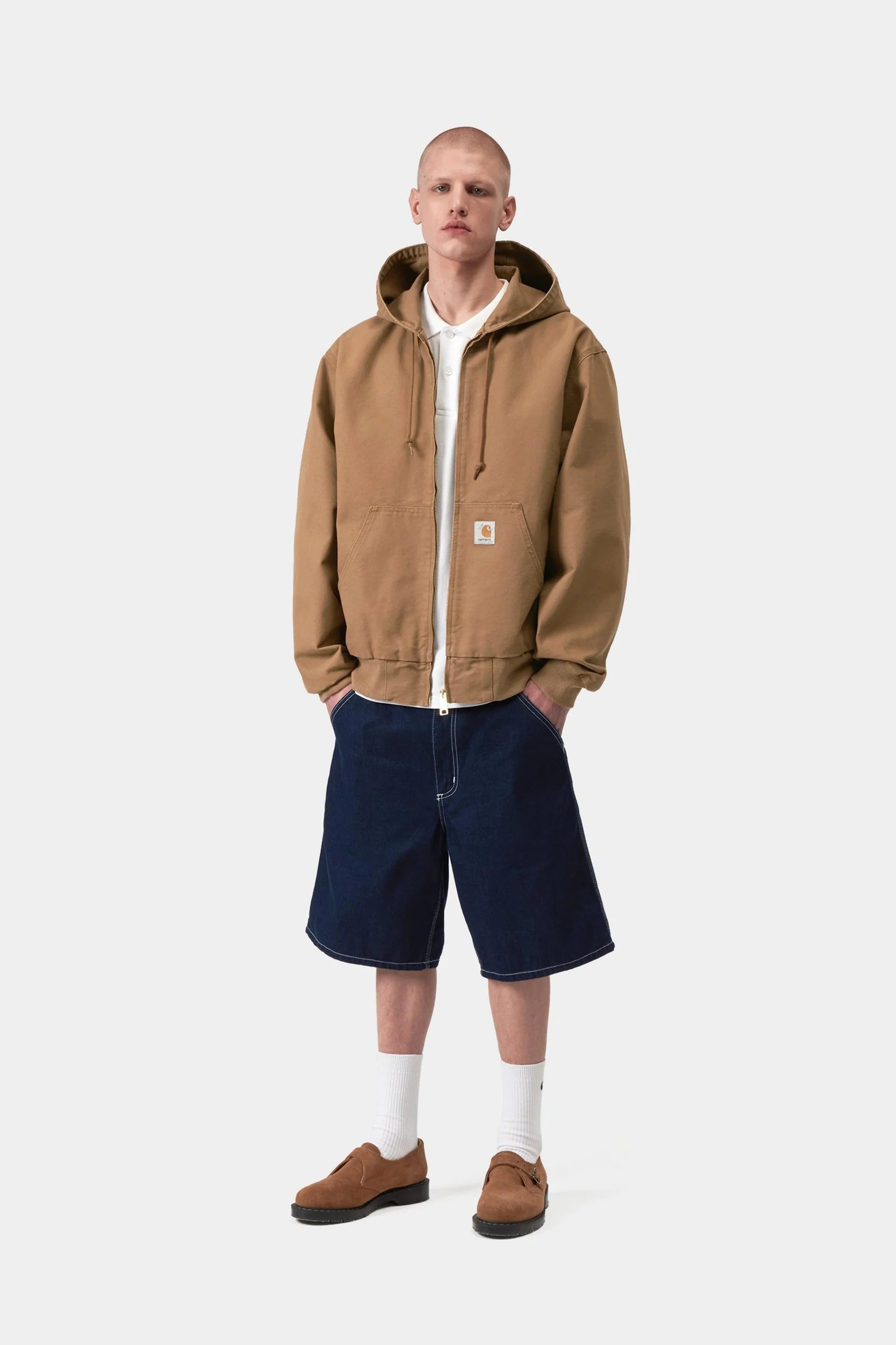 Carhartt OG Active Jacket - Hamilton Brown Rinsed.