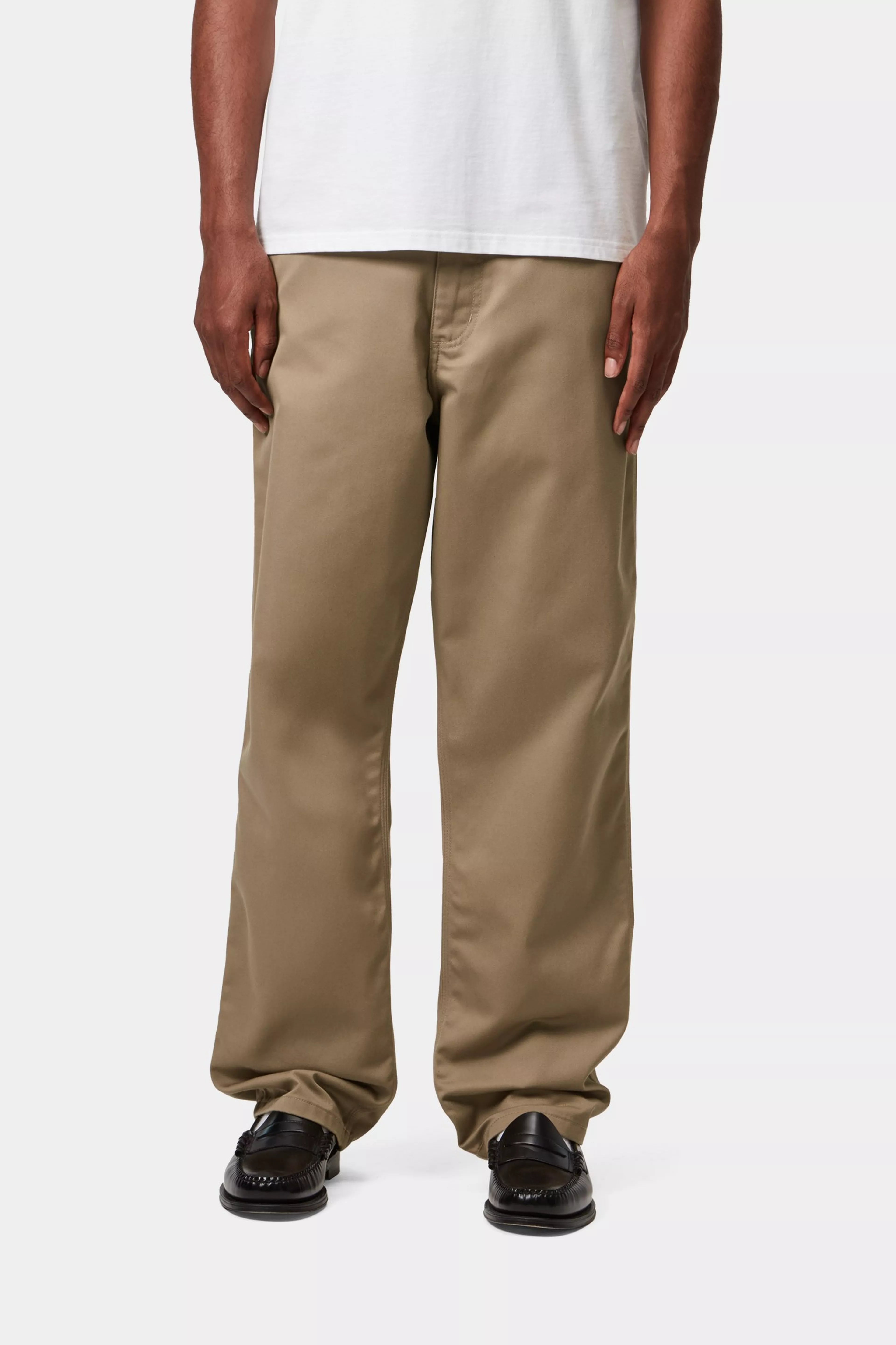 Carhartt Simple Pant - Leather Rinsed (Denison Twill 8.8 oz) - Stencil