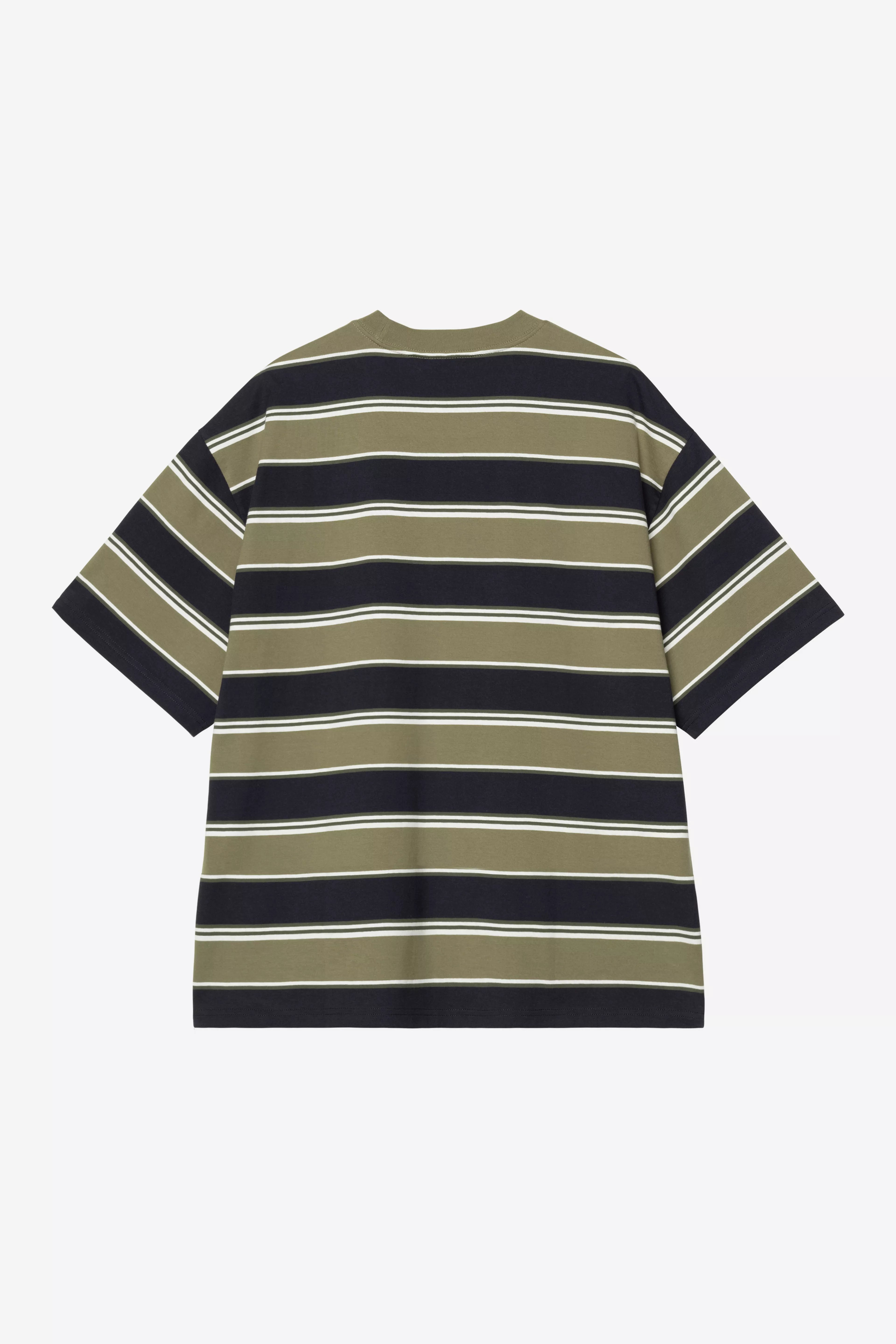 Carhartt Malone T-Shirt Malone Stripe / Brass - Stencil