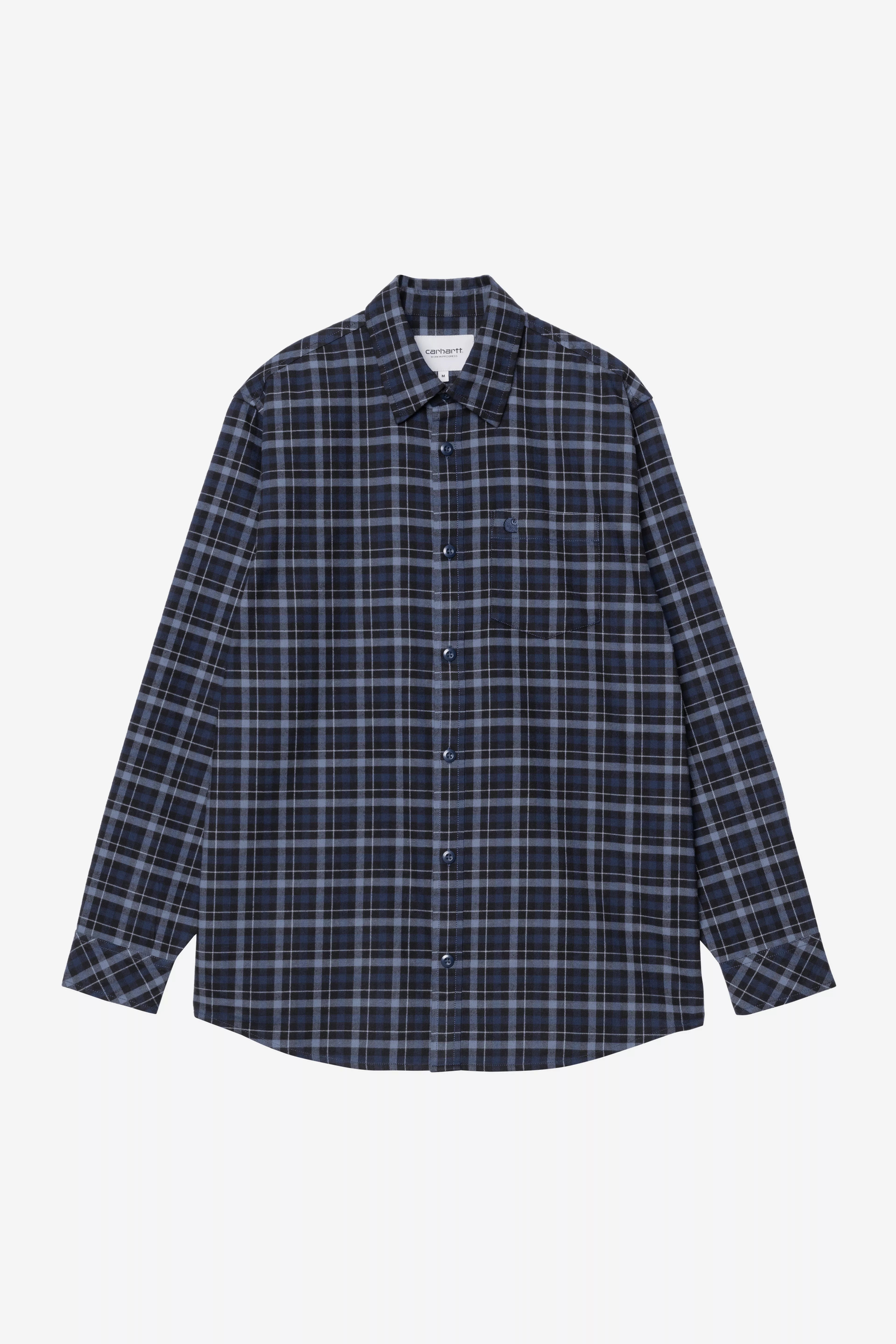 Carhartt L/S Widmark Shirt - Widmark Check Jupiter - Stencil