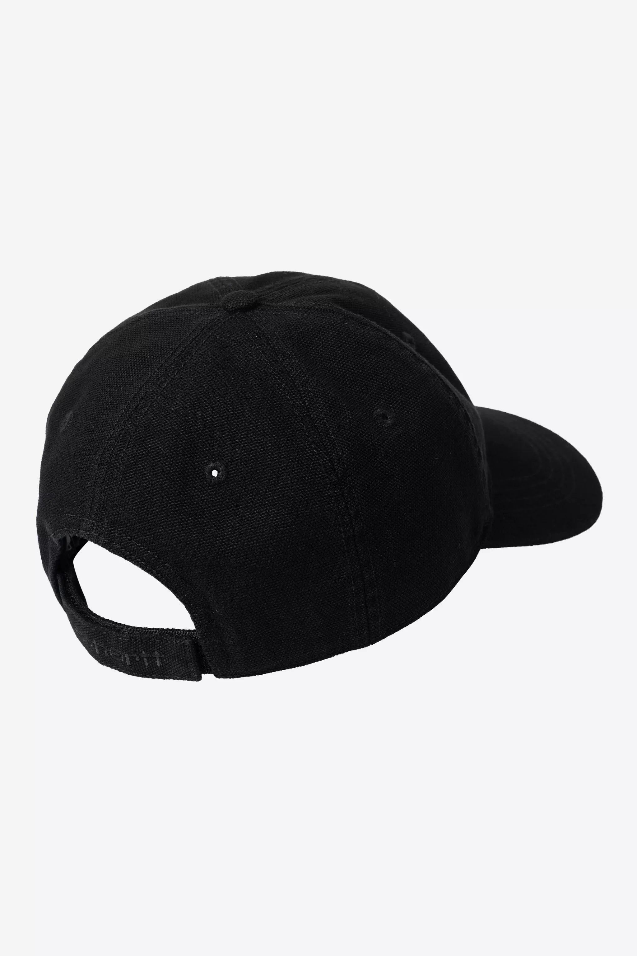 Carhartt Selby Canvas Cap - Black Stone Washed - Stencil