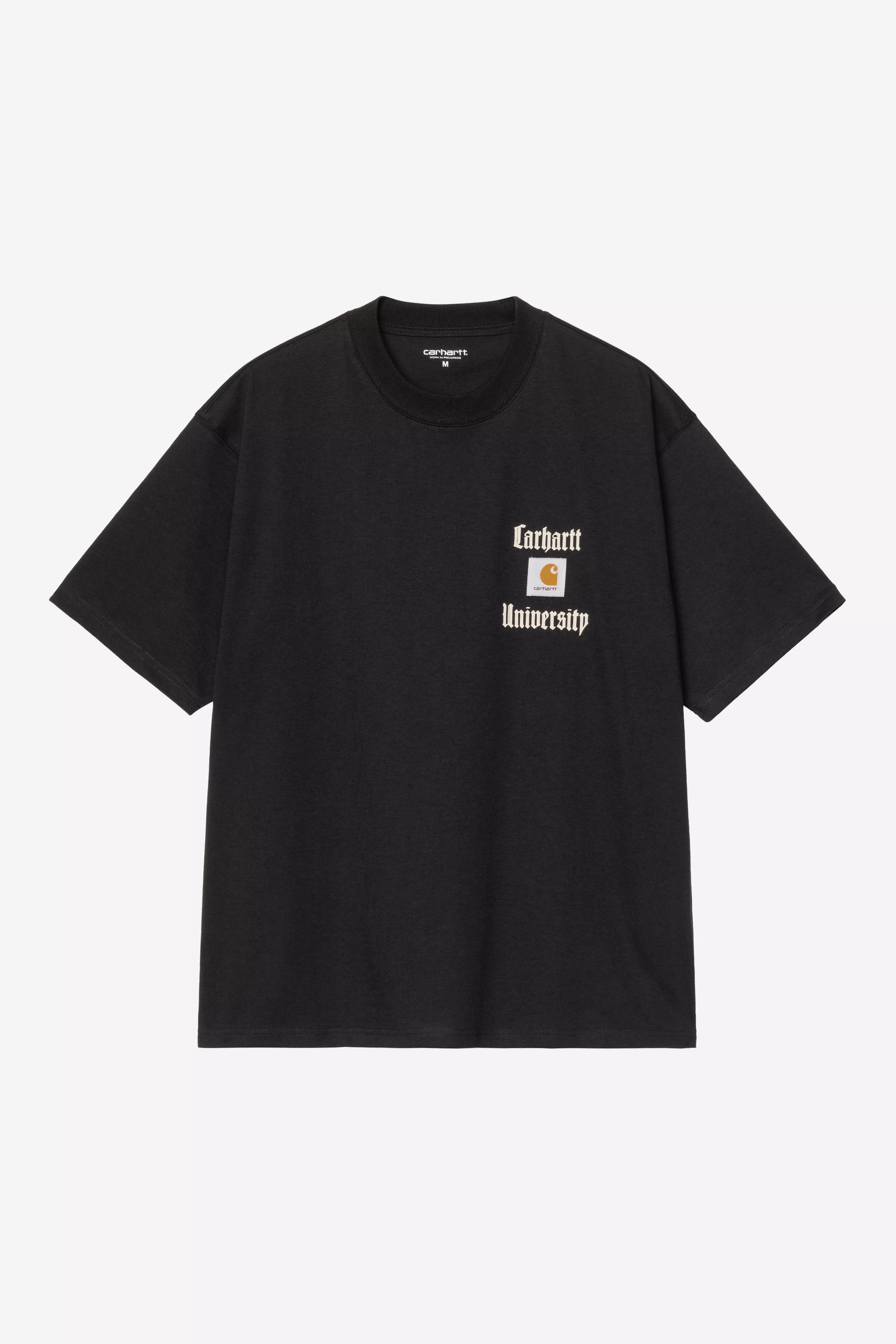 Carhartt S/S Schooling Heart T-Shirt - Black - Stencil