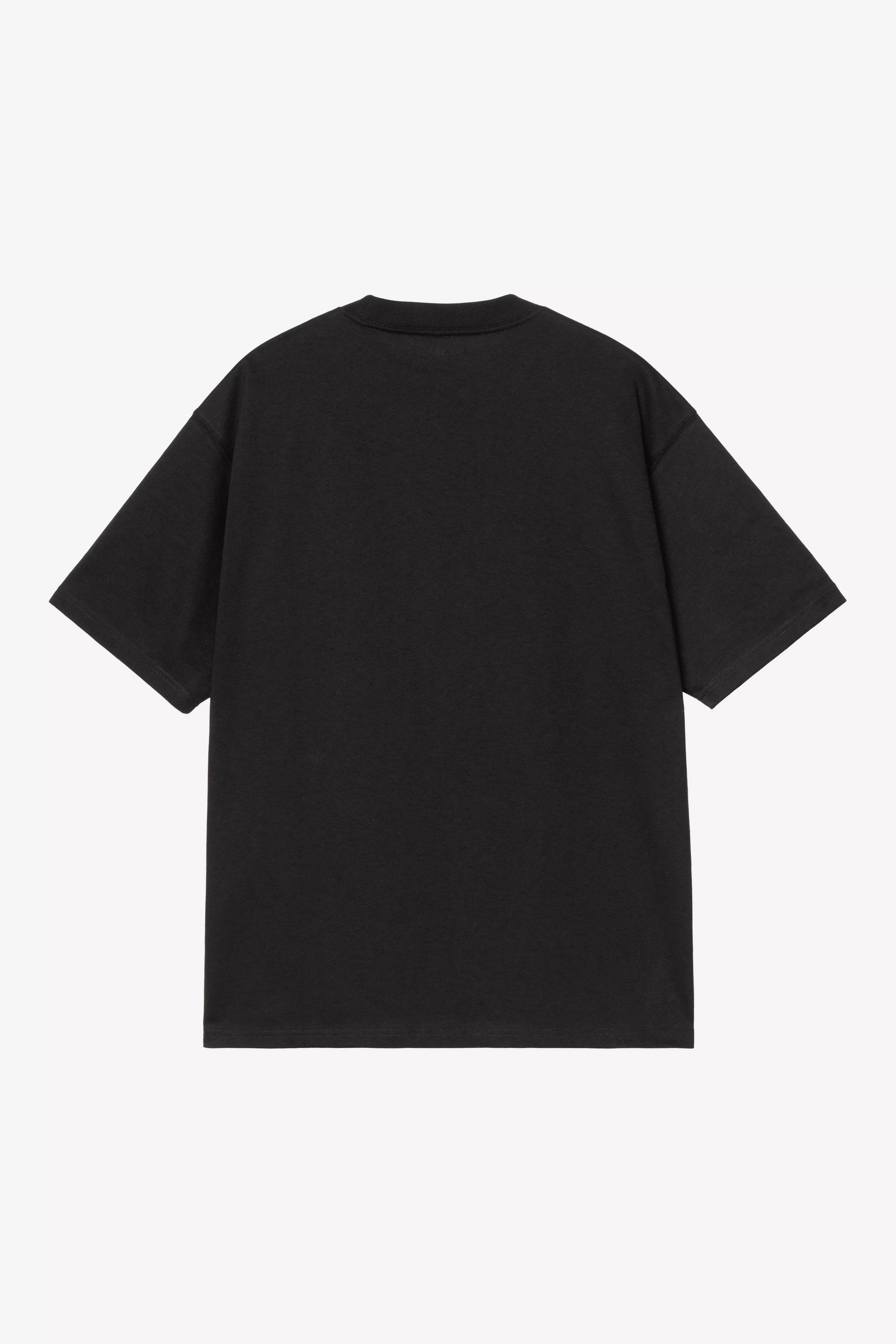 Carhartt S/S Schooling Heart T-Shirt - Black - Stencil