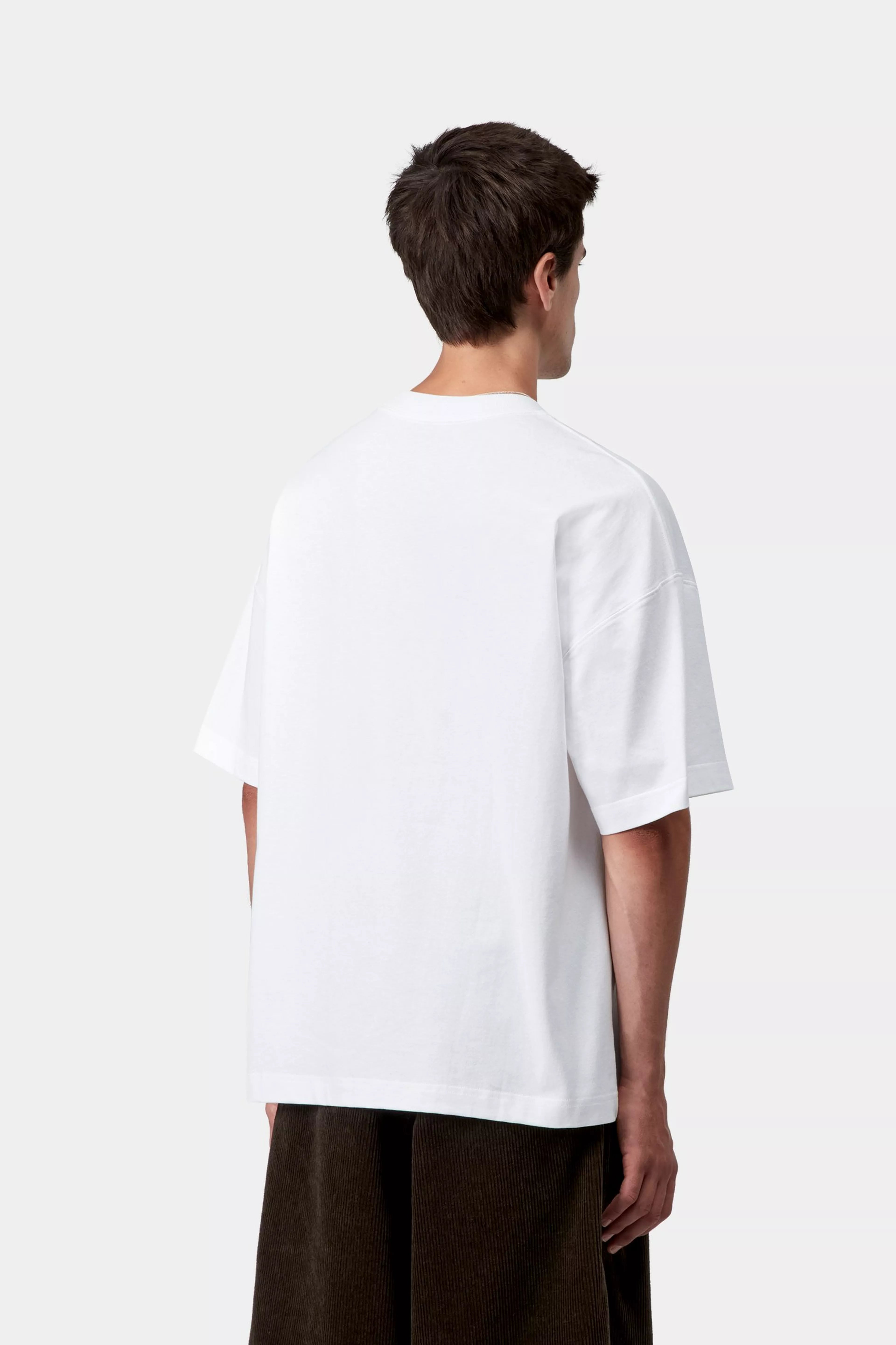 Carhartt S/S Work Pocket Tee - White - Stencil