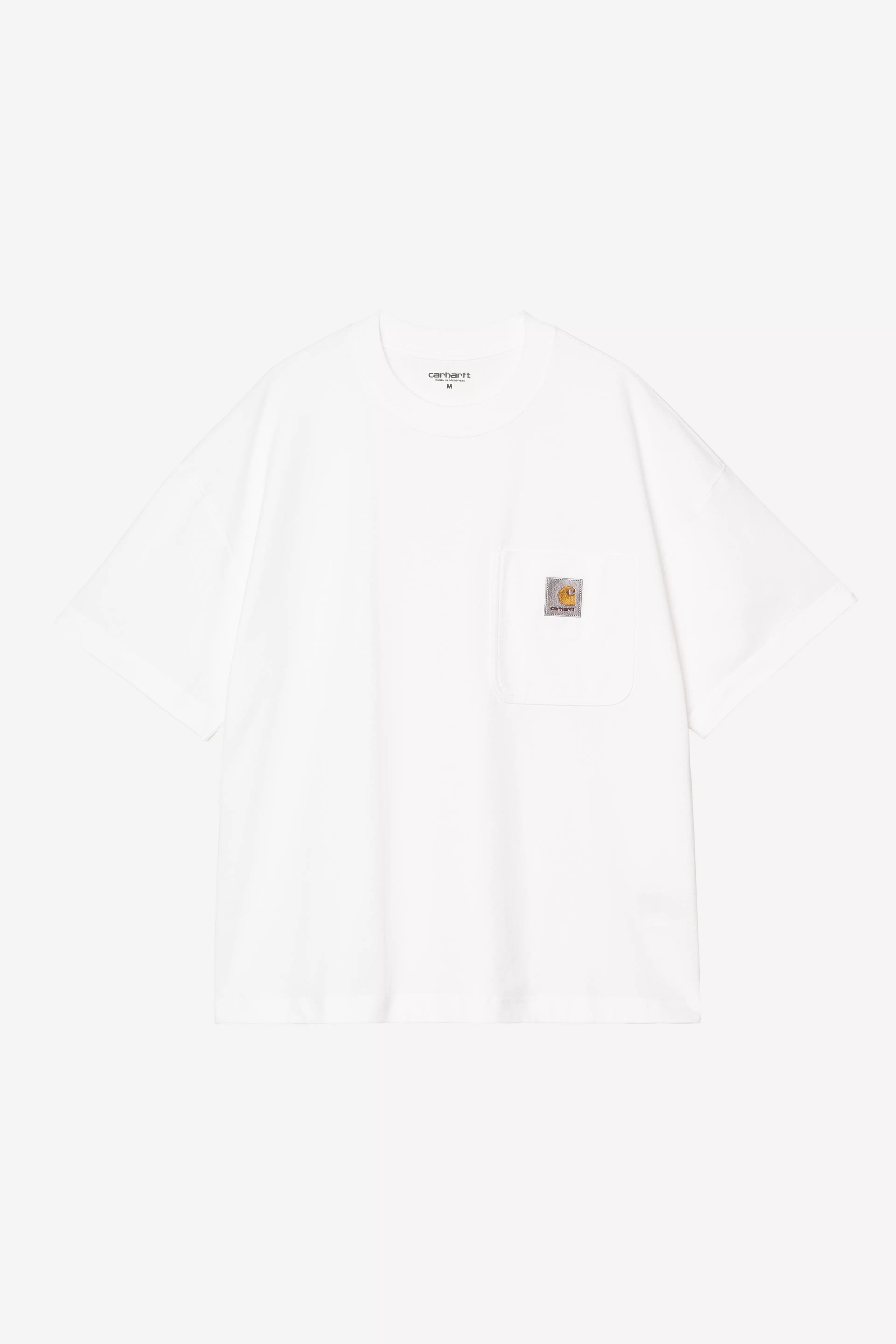 Carhartt S/S Work Pocket Tee - White - Stencil