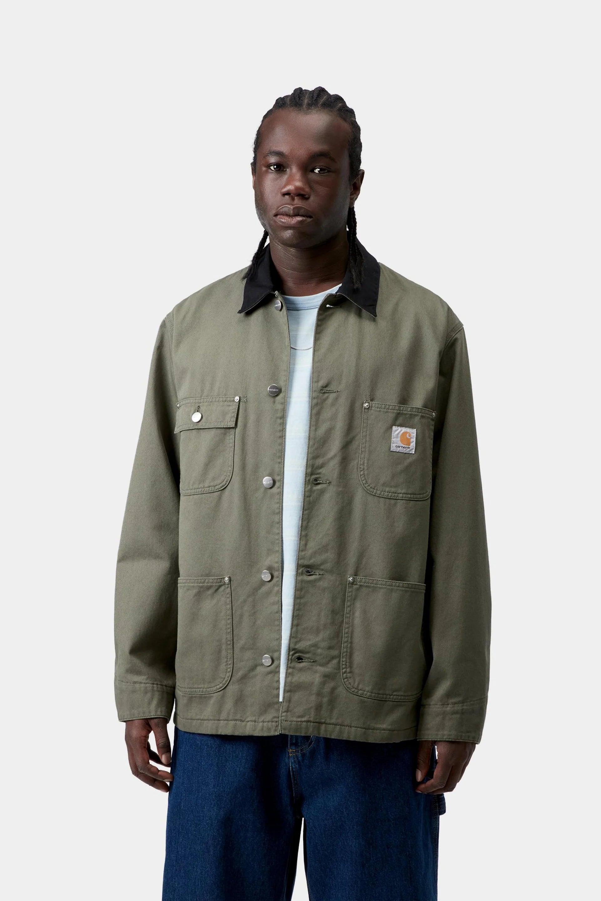 Carhartt OG Chore Coat -Leaf / Black Rinsed