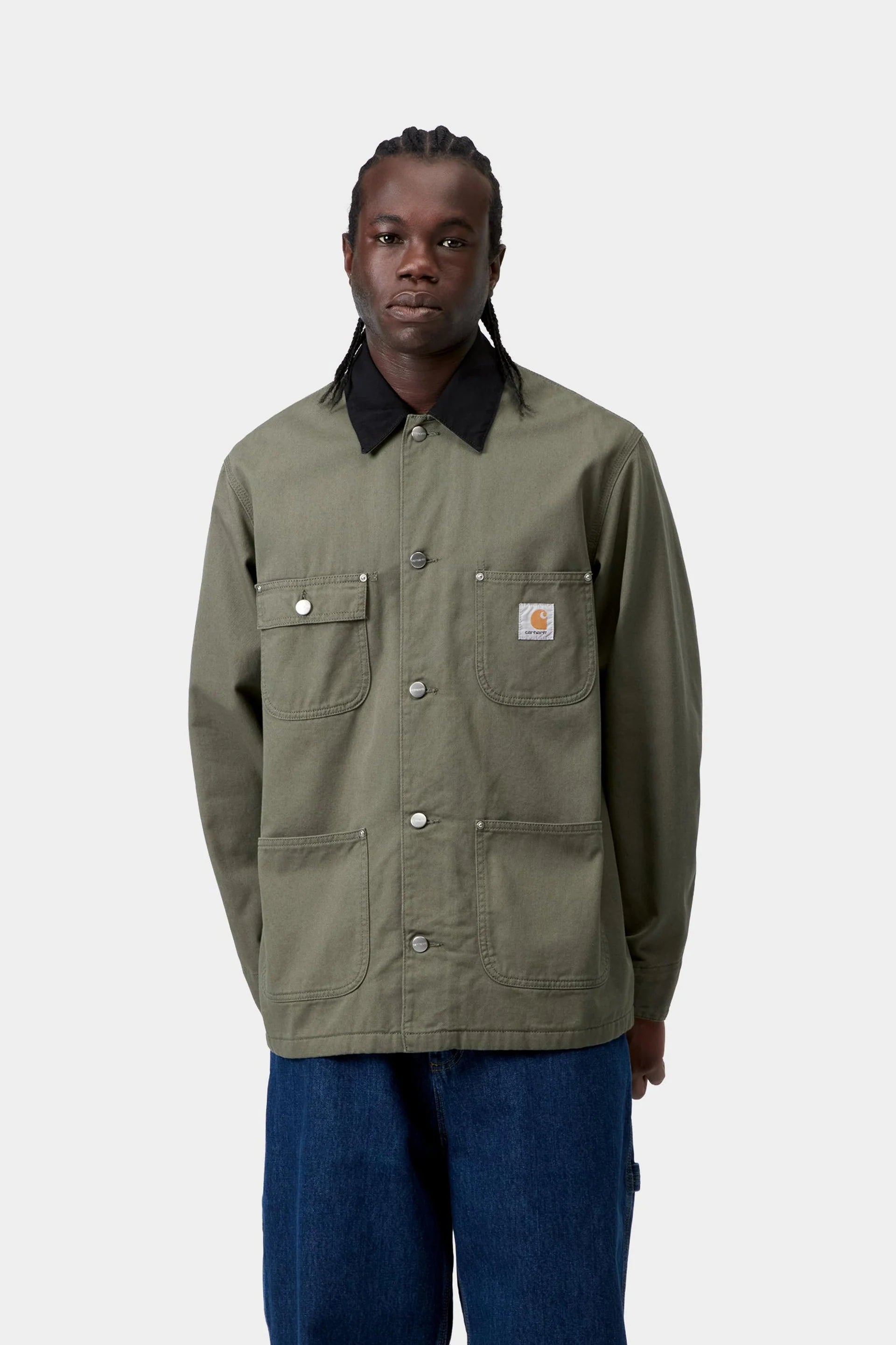 Carhartt OG Chore Coat -Leaf / Black Rinsed