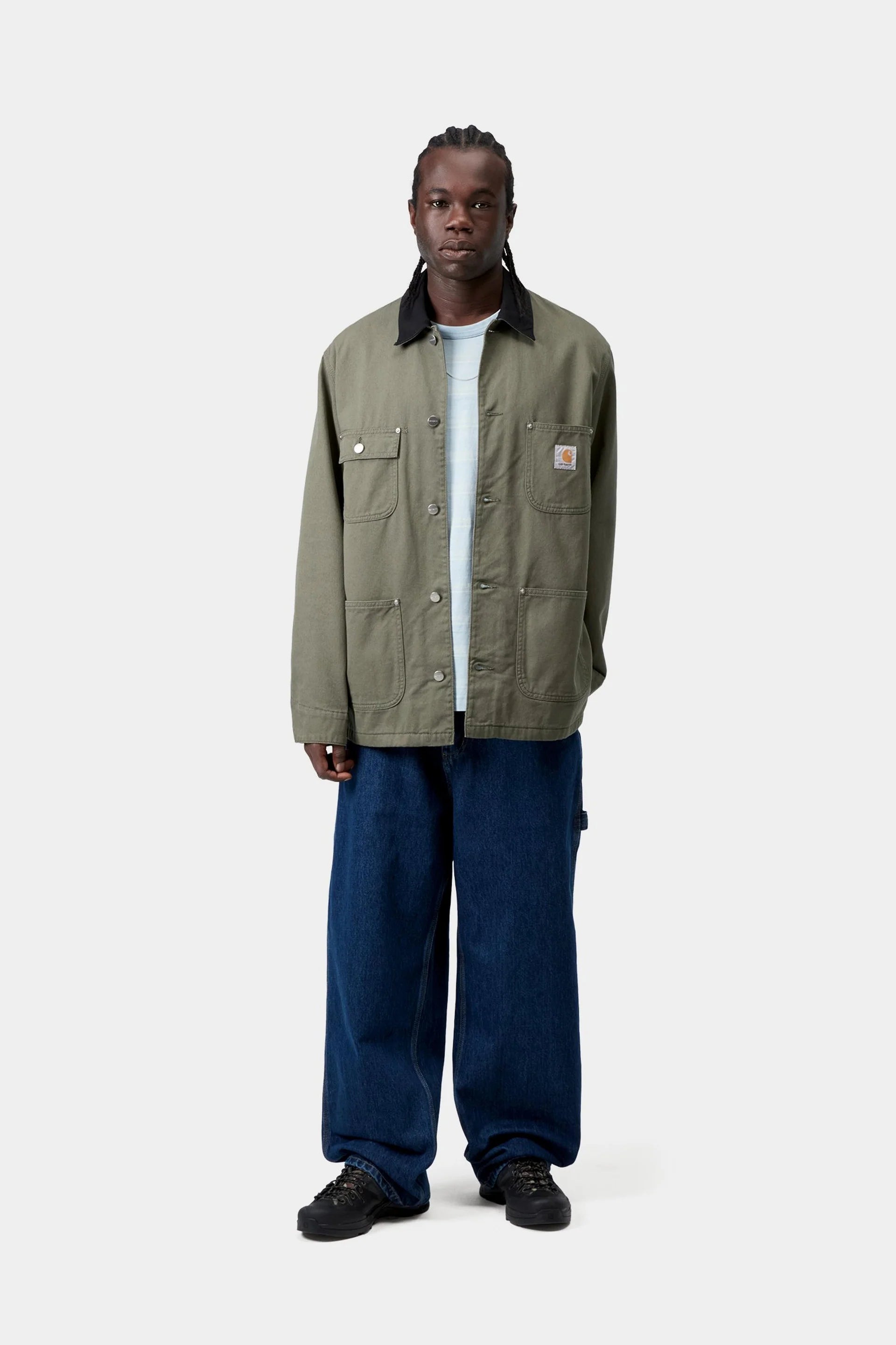 Carhartt OG Chore Coat -Leaf / Black Rinsed
