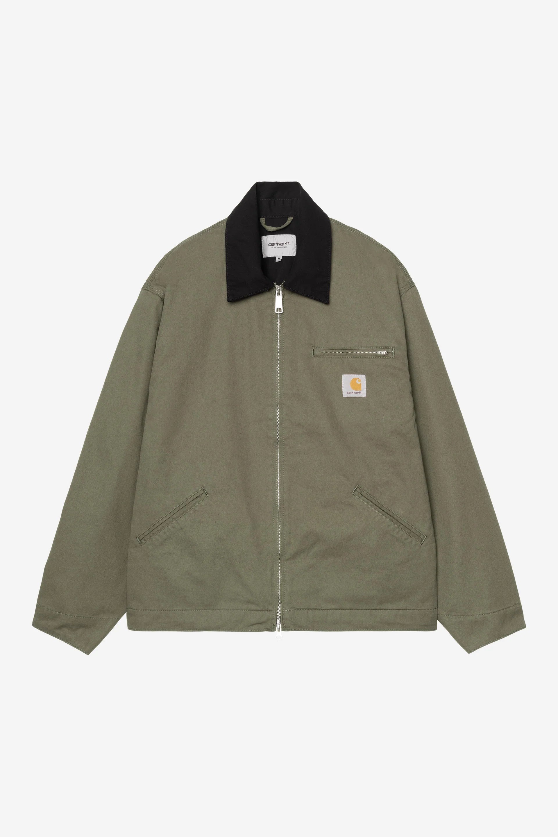 Carhartt OG Detroit Jacket - Leaf / Black Rinsed