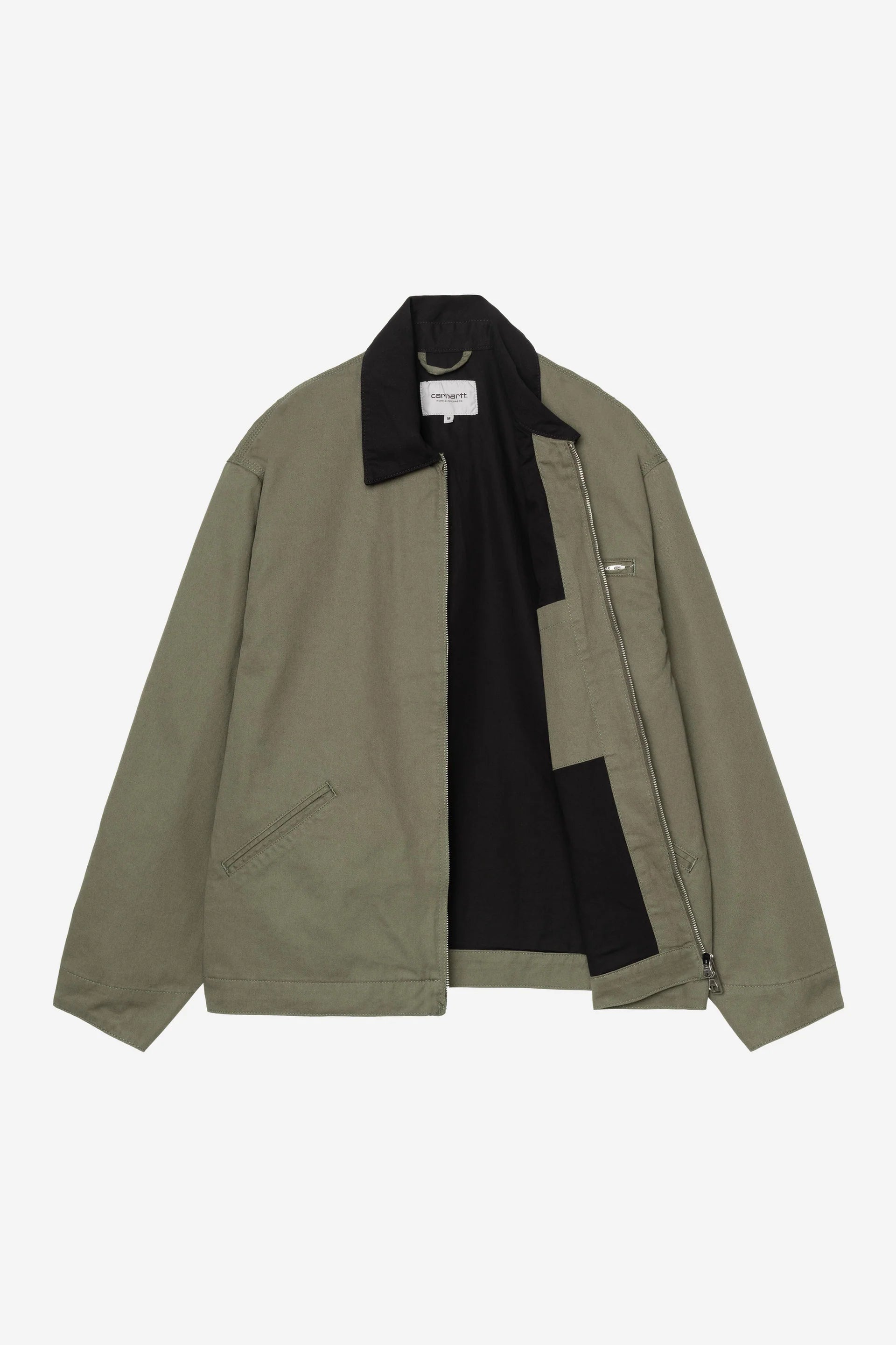 Carhartt OG Detroit Jacket - Leaf / Black Rinsed