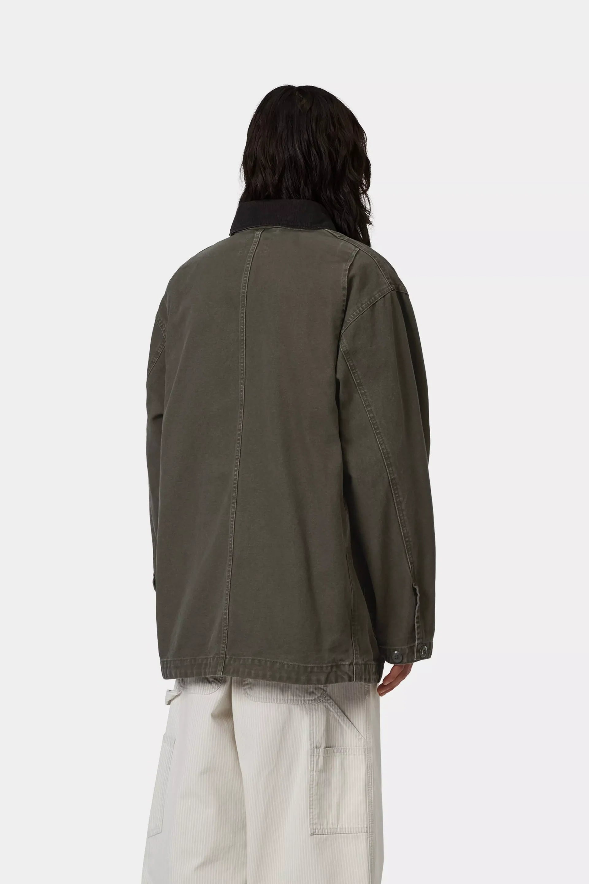 Carhartt Prescott Coat - Oxide Green / Black Dyed