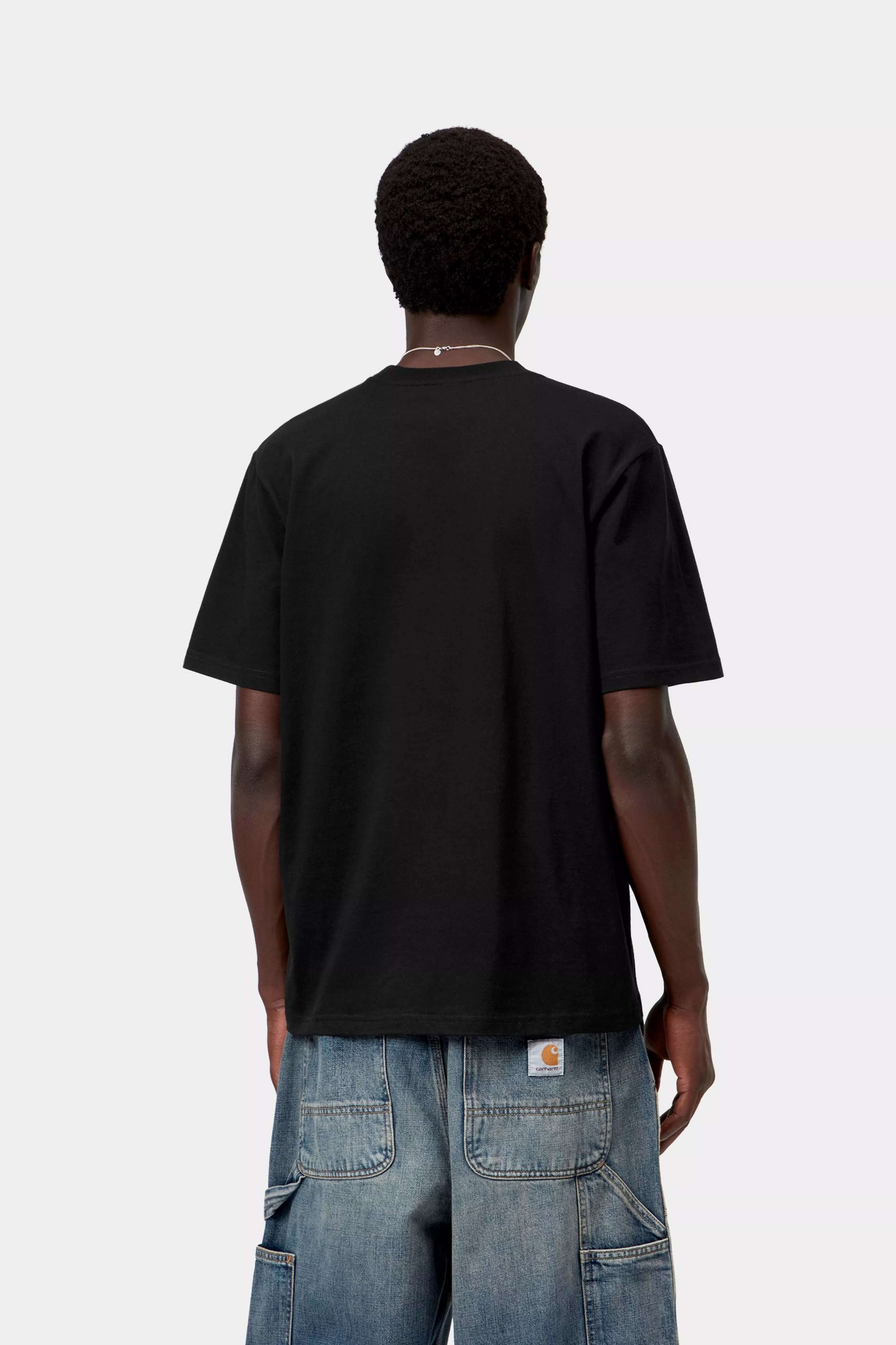 Carhartt S/S Small Heart T-Shirt - Black / Black