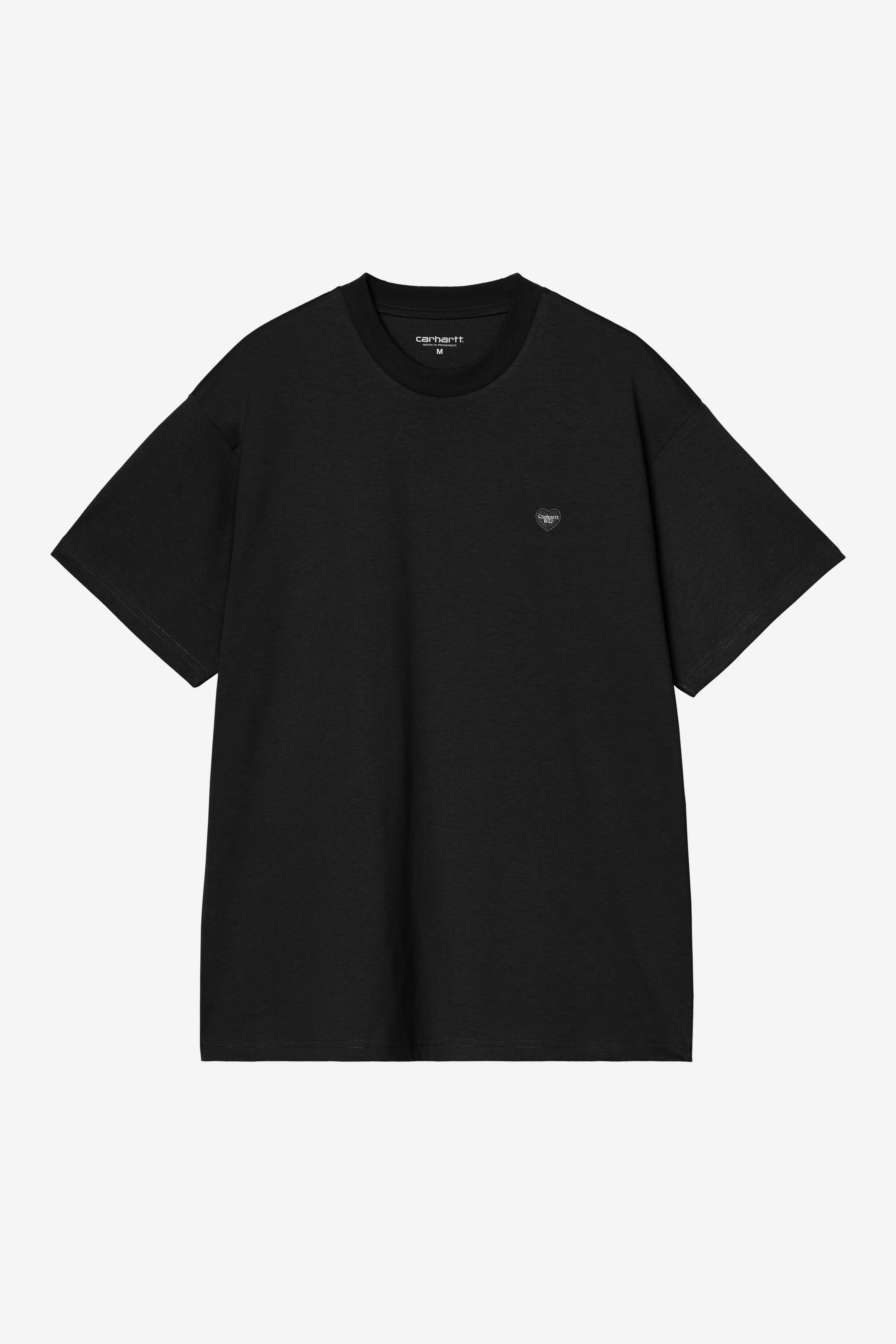 Carhartt S/S Small Heart T-Shirt - Black / Black